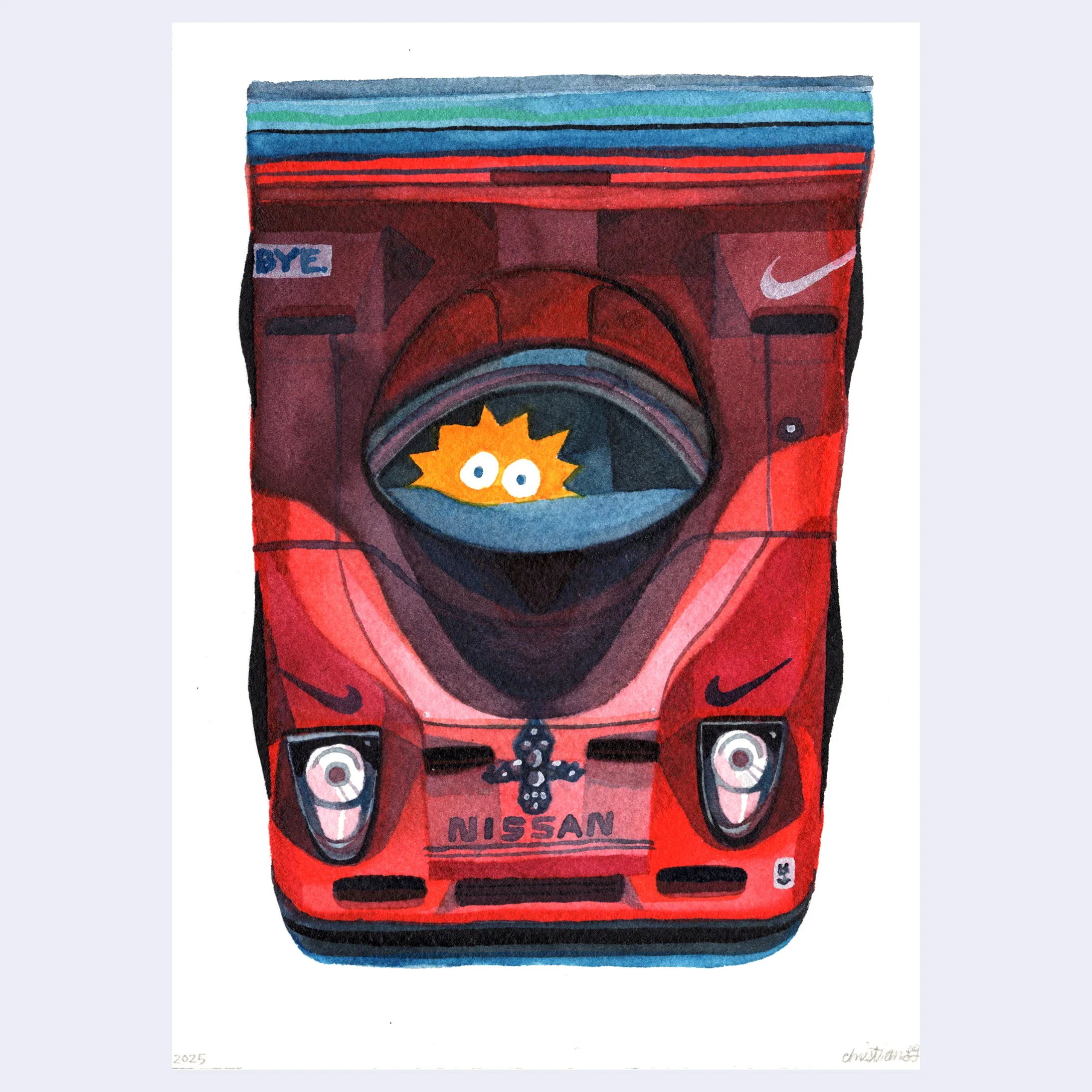 5x7 (2025) - #66 - Christian Leon Guerrero - "Byeee!" #1