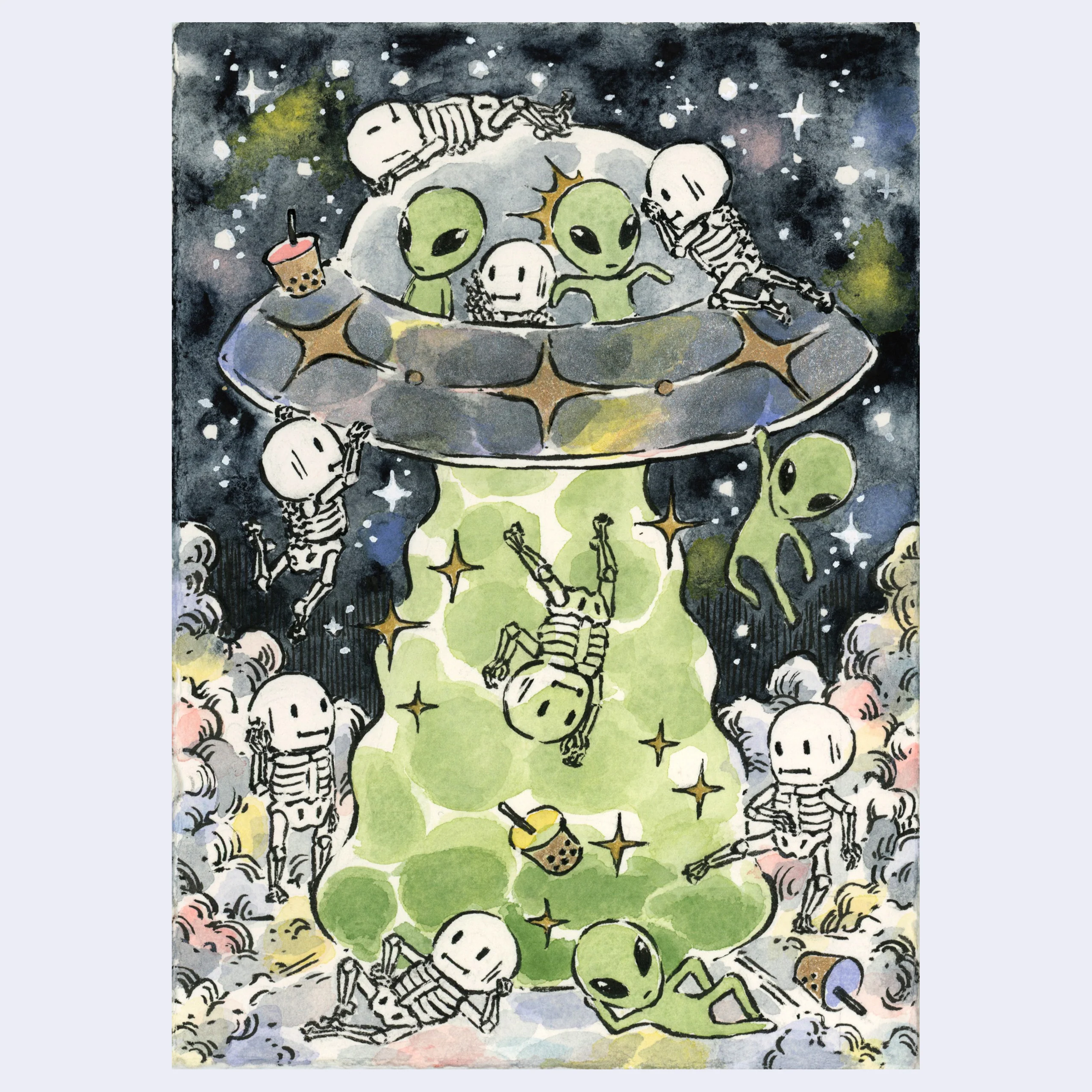 5x7 (2025) - #74a - Kelly Yamagishi - "Let's Go !"