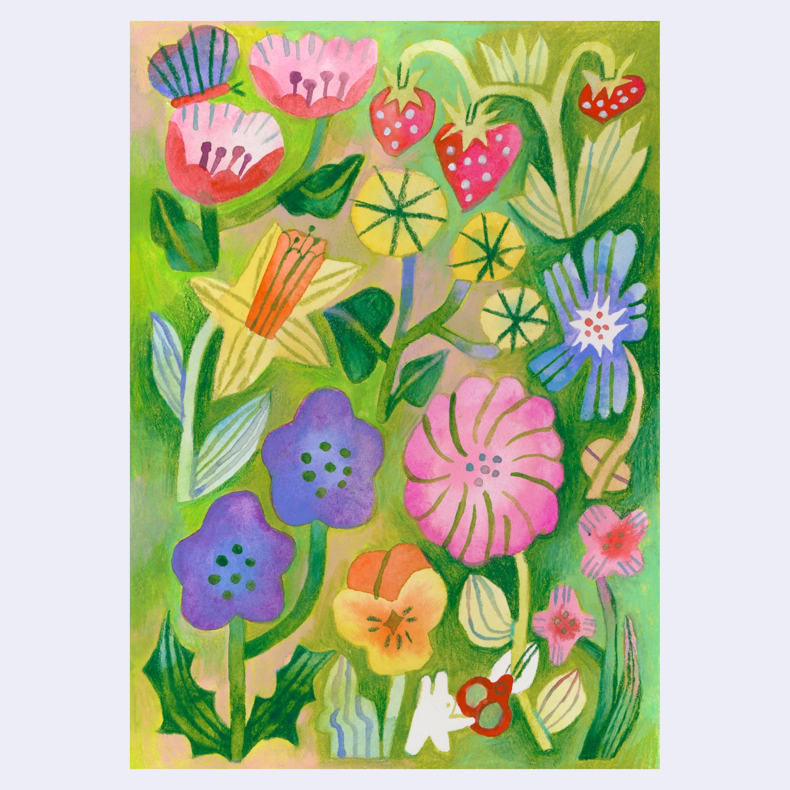 5x7 (2025) - #07 - Odd Rabbits - "Flower Garden"