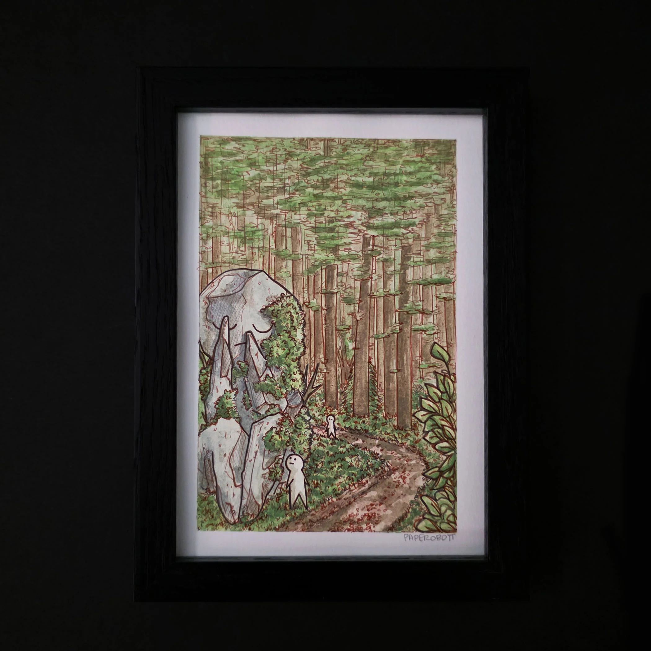 5x7 (2025) - #26 - Paperobott - "Let's Meet by the Crying Rock"