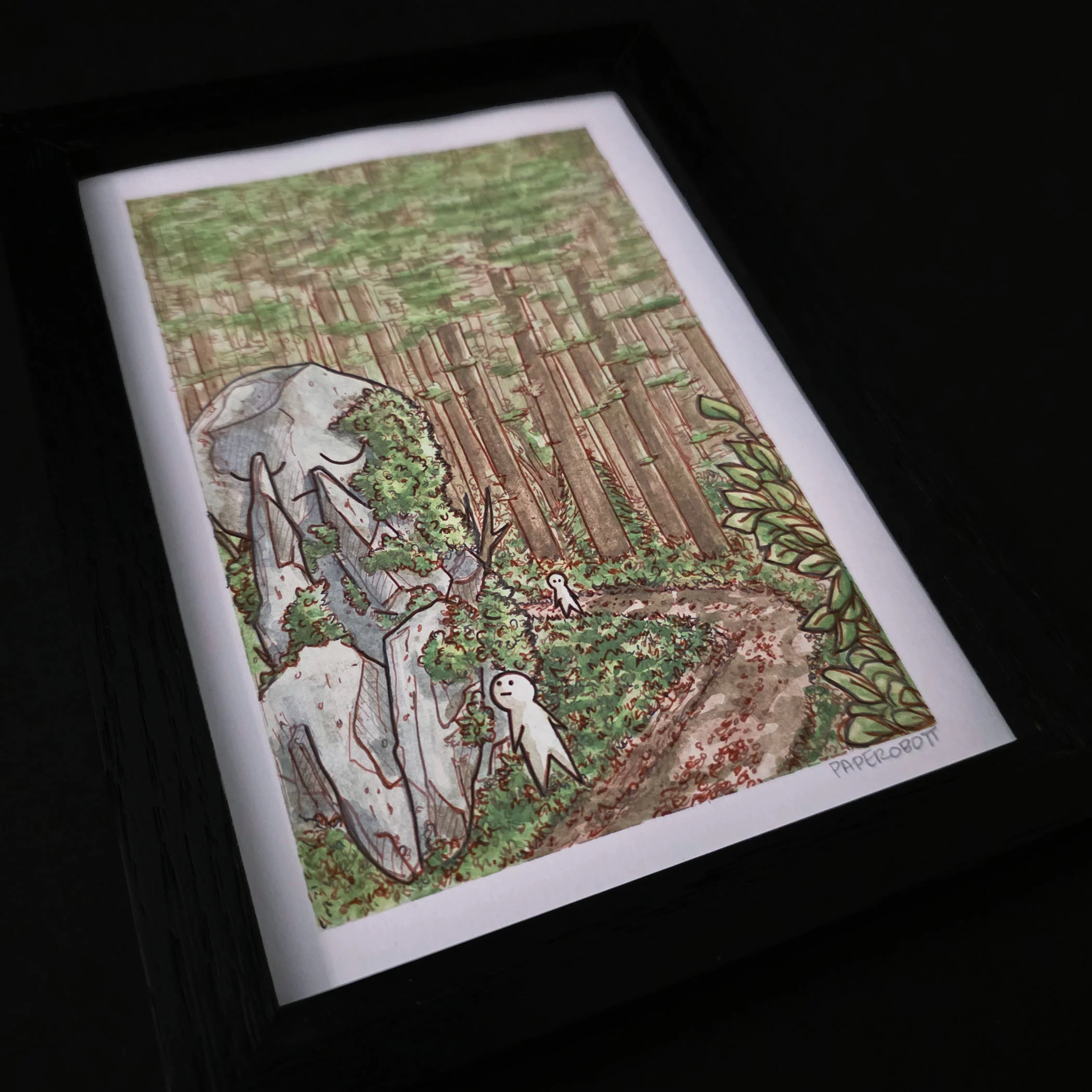 5x7 (2025) - #26 - Paperobott - "Let's Meet by the Crying Rock" - Image 2