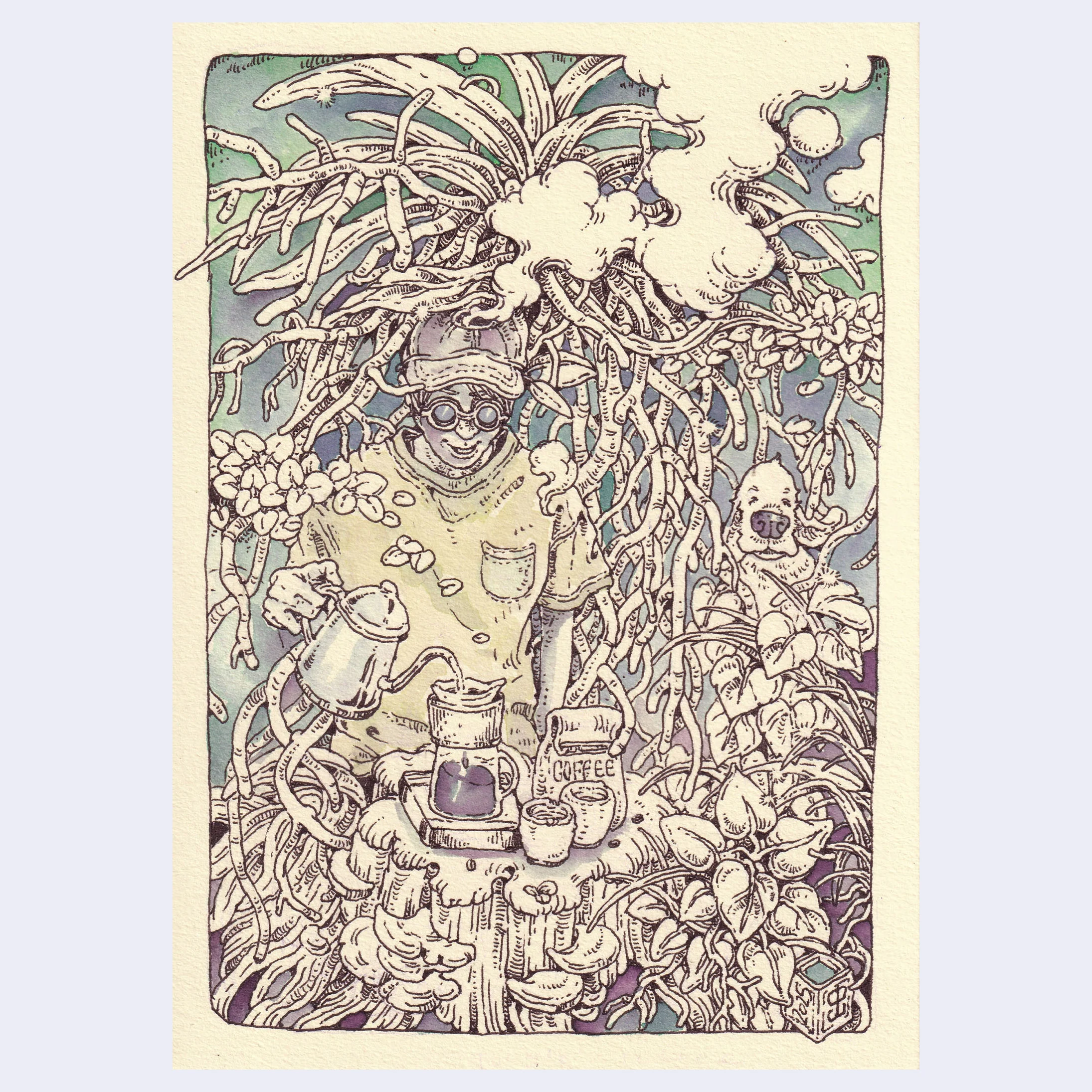 5x7 (2025) - #68 - Shihori Nakayama - "Summer Coffee"