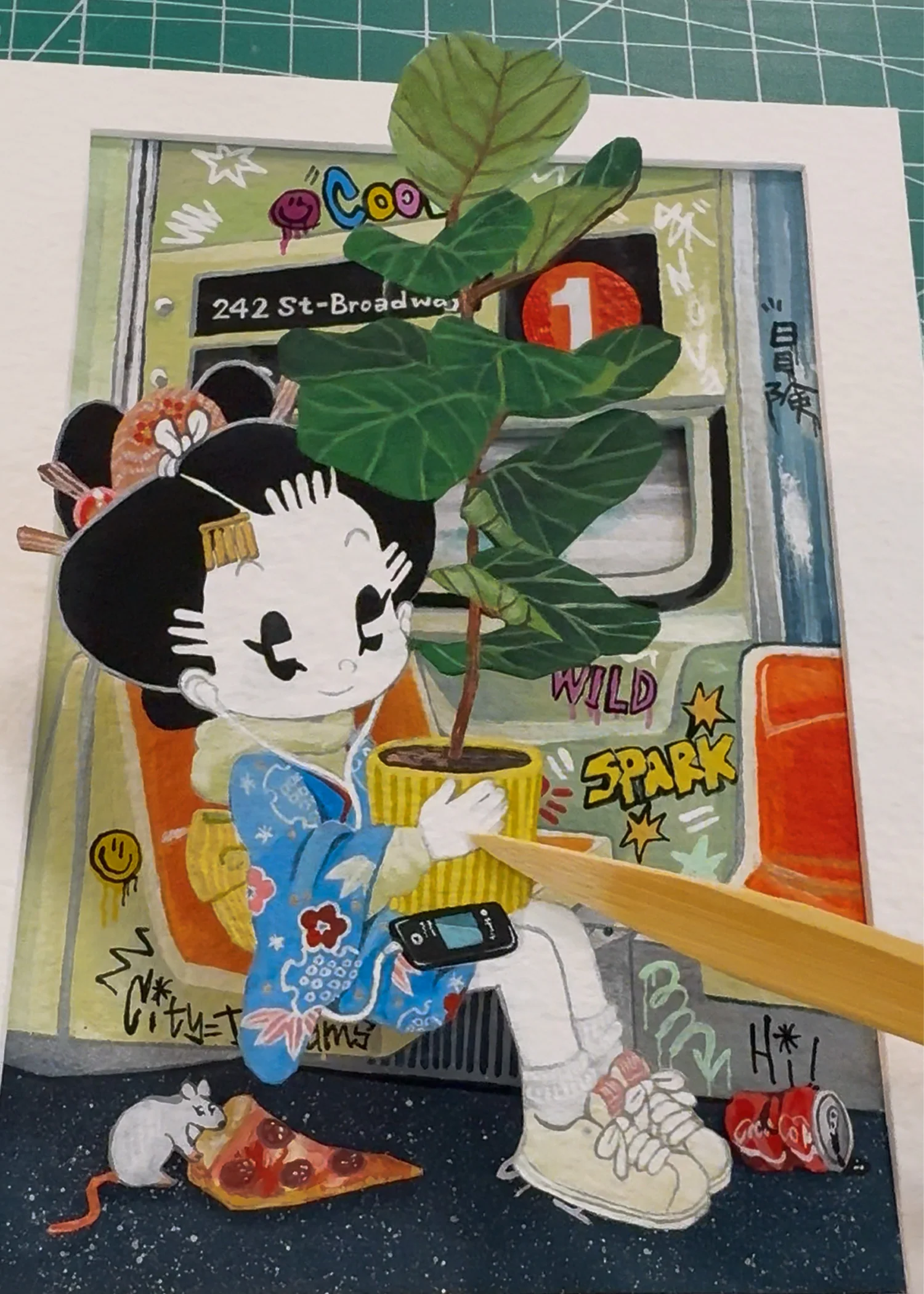 5x7 (2025) - #38 - Shishidomia - "Subway Stories" - Image 2