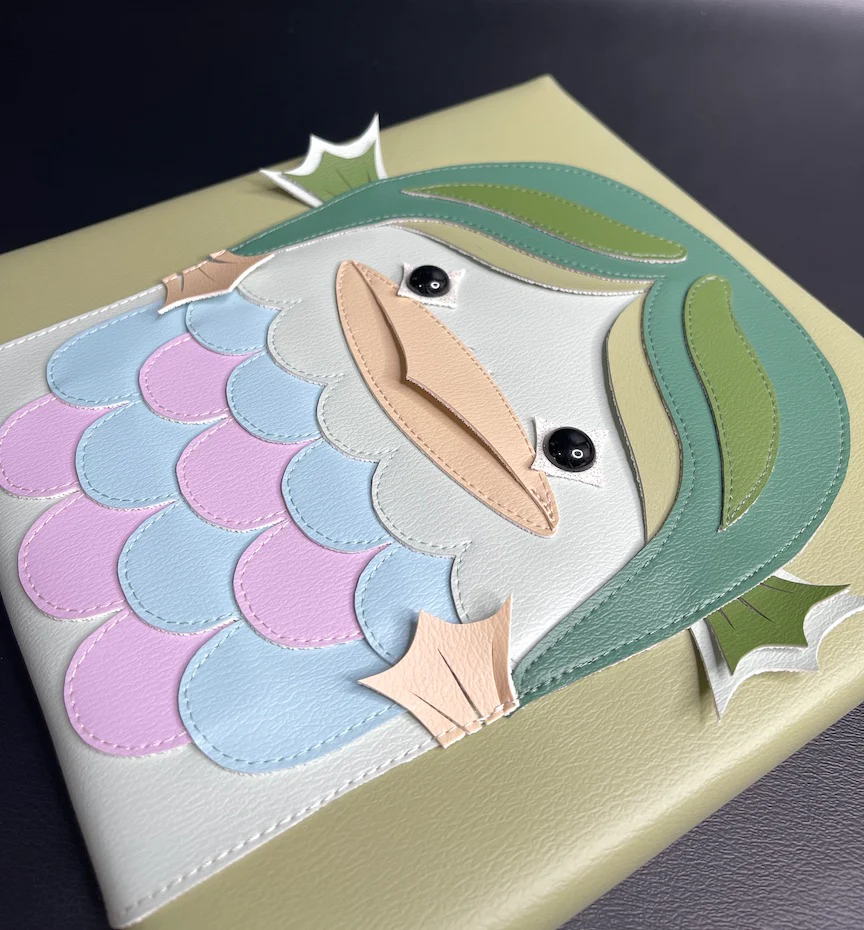 8 x 8 (2022) - #28 - Flat Bonnie - “Flat Amabie (Green)” - Image 2