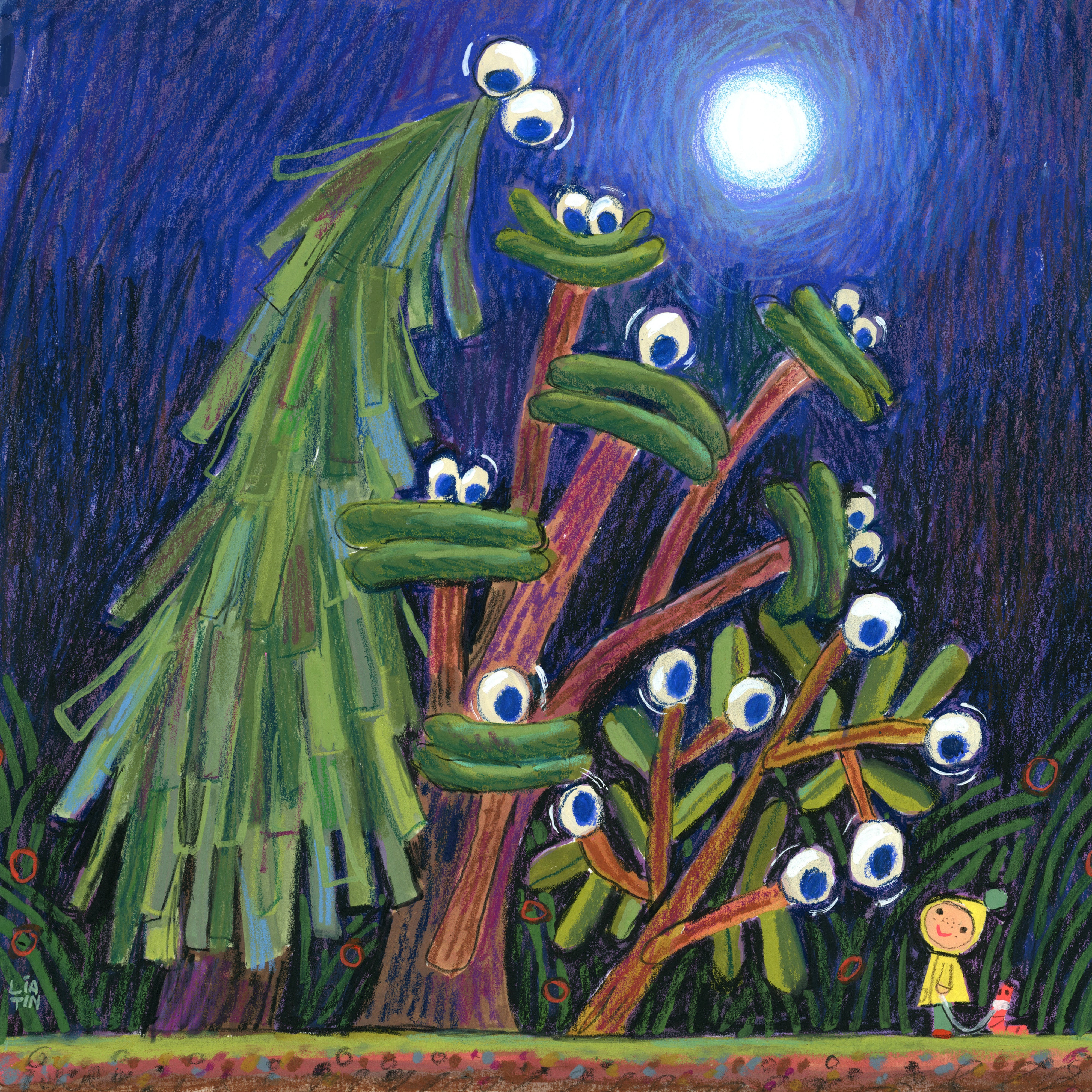 8 x 8 (2023) - #13 - Lia Tin - "Spooky Forest"