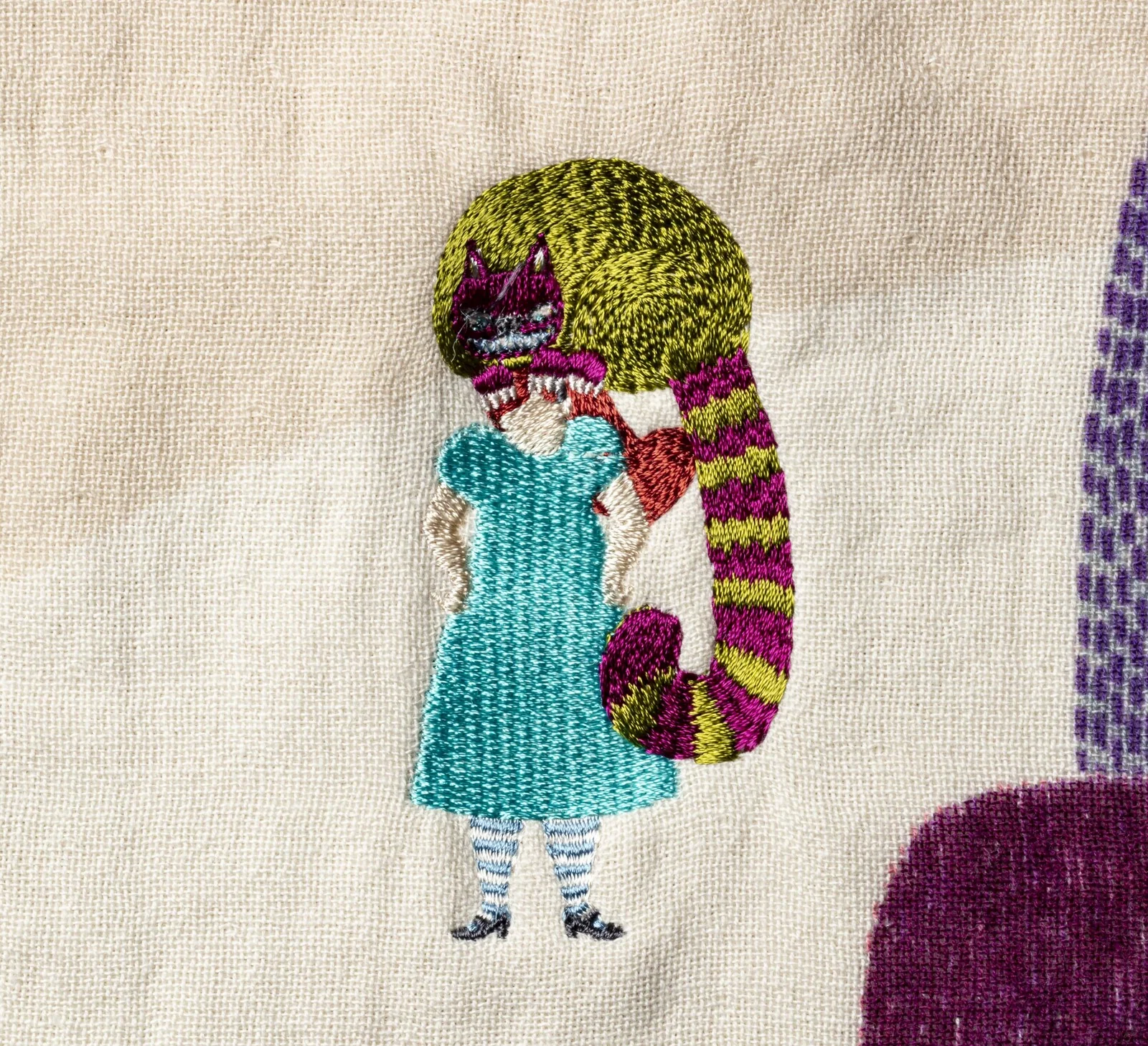 Alice in Wonderland Hand Towel - Image 2