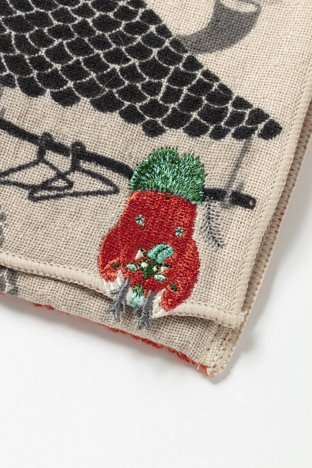 Amanojaku Yokai Fabric Handkerchief Pouch/Case - Image 3