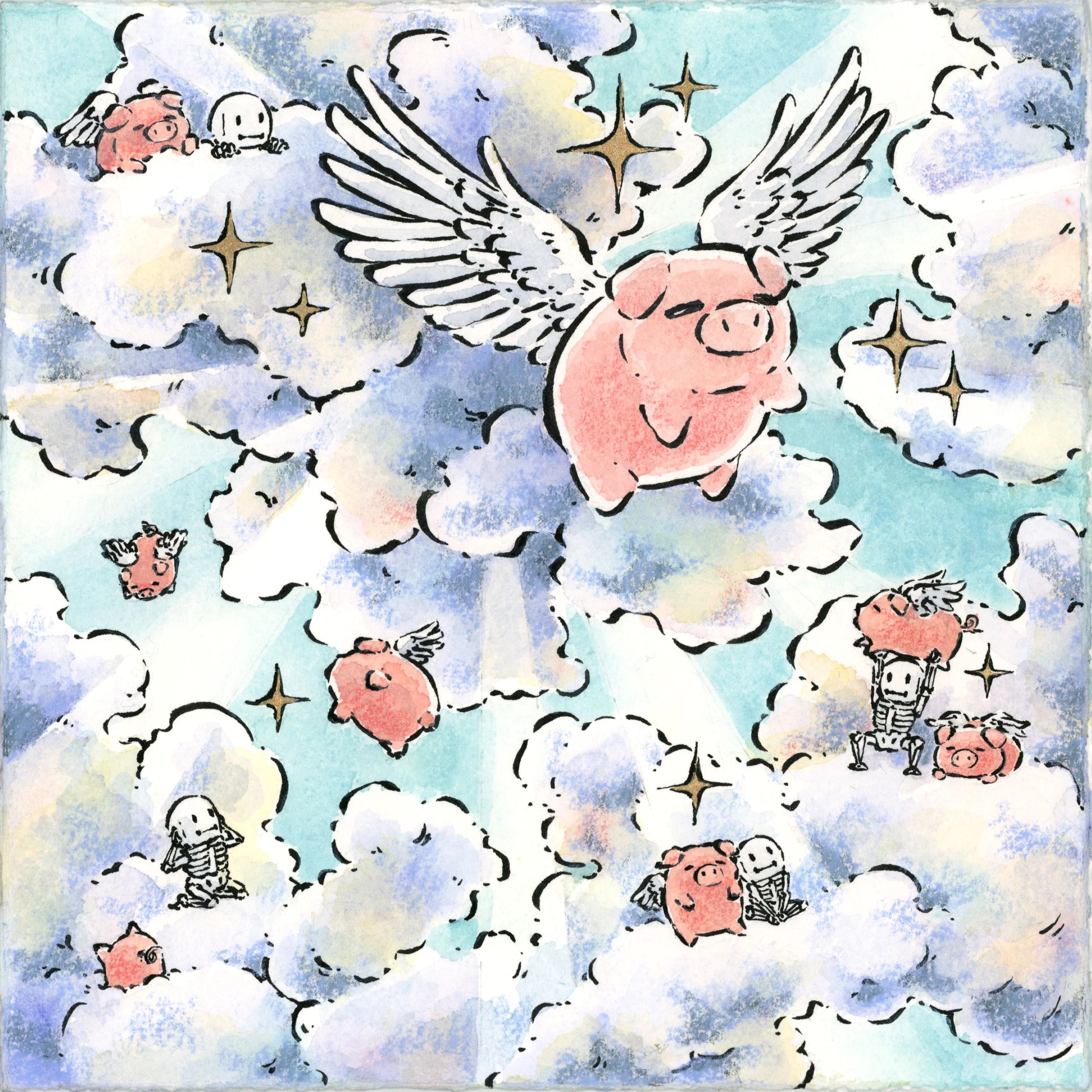 ANIMALS - #98 - Kelly Yamagishi - "When Pigs Fly"