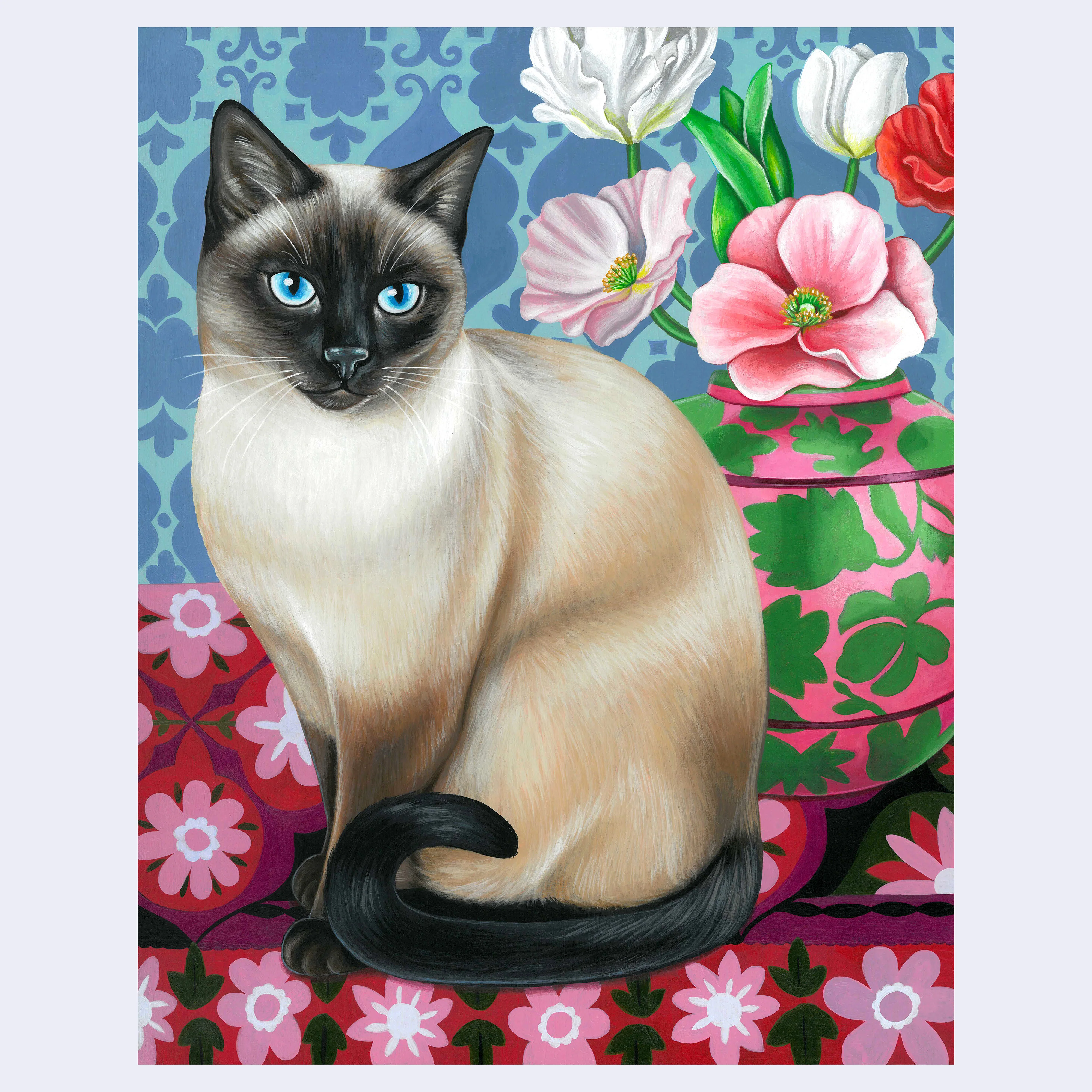 ANIMALS - #111 - Juliette Toma - "Siamese Cat"