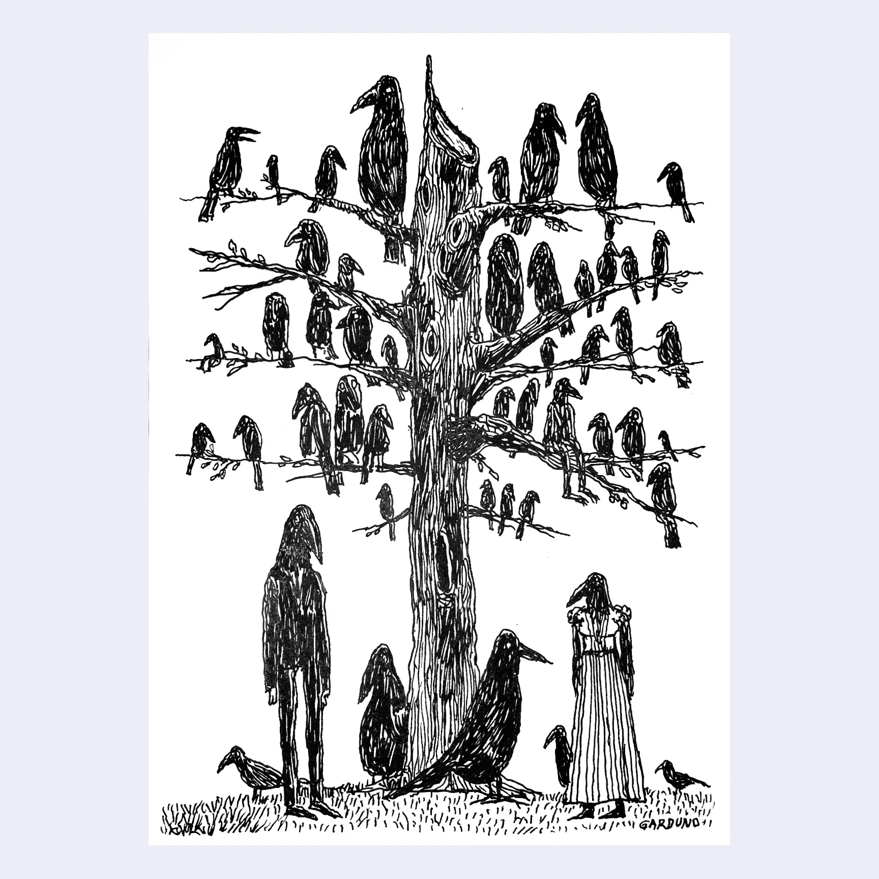 ANIMALS - #195 - Ken Garduno - "Family Tree"