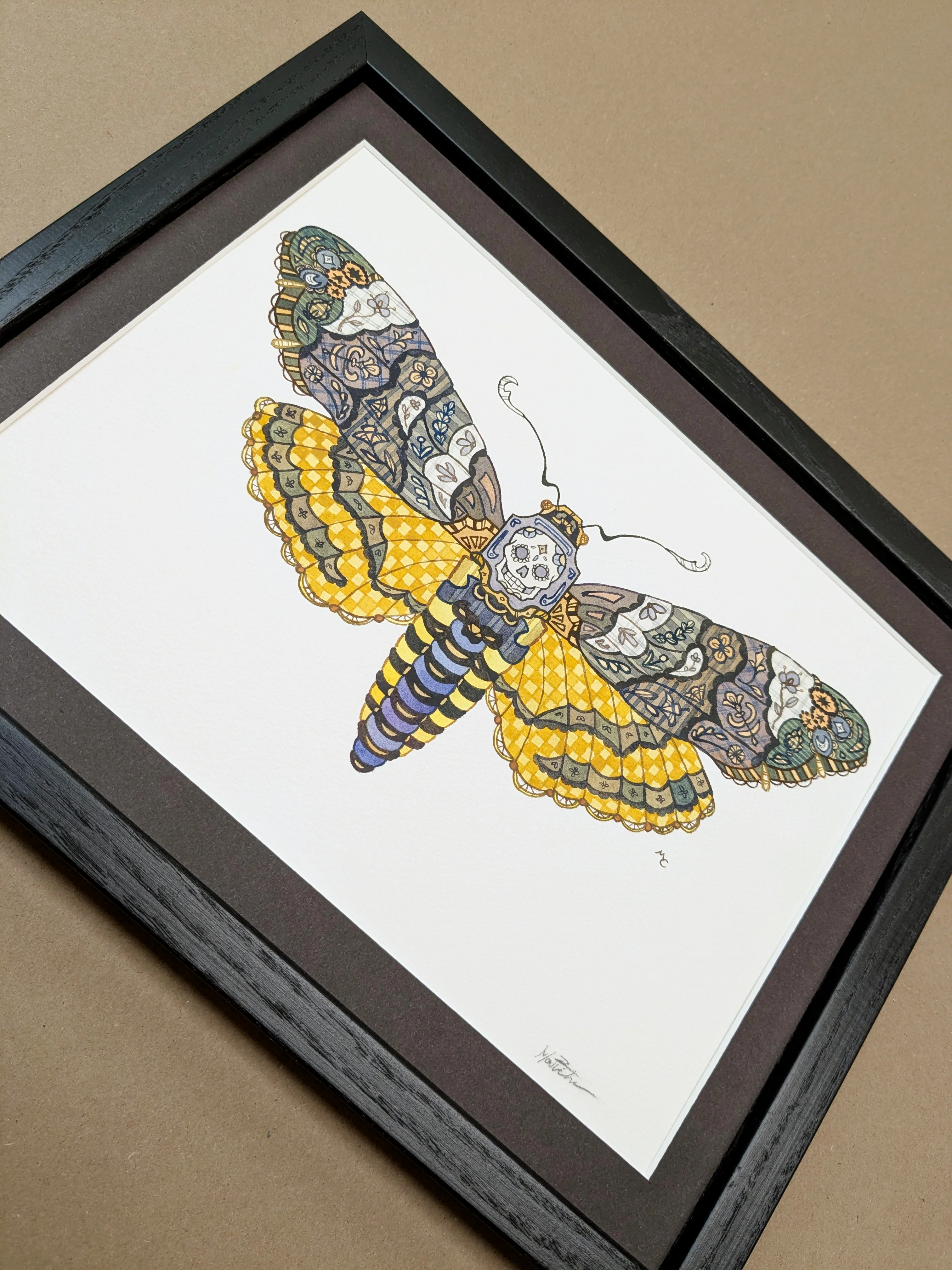 ANIMALS - #160 - Marika Chew - "Death's Head Moth" - Image 2