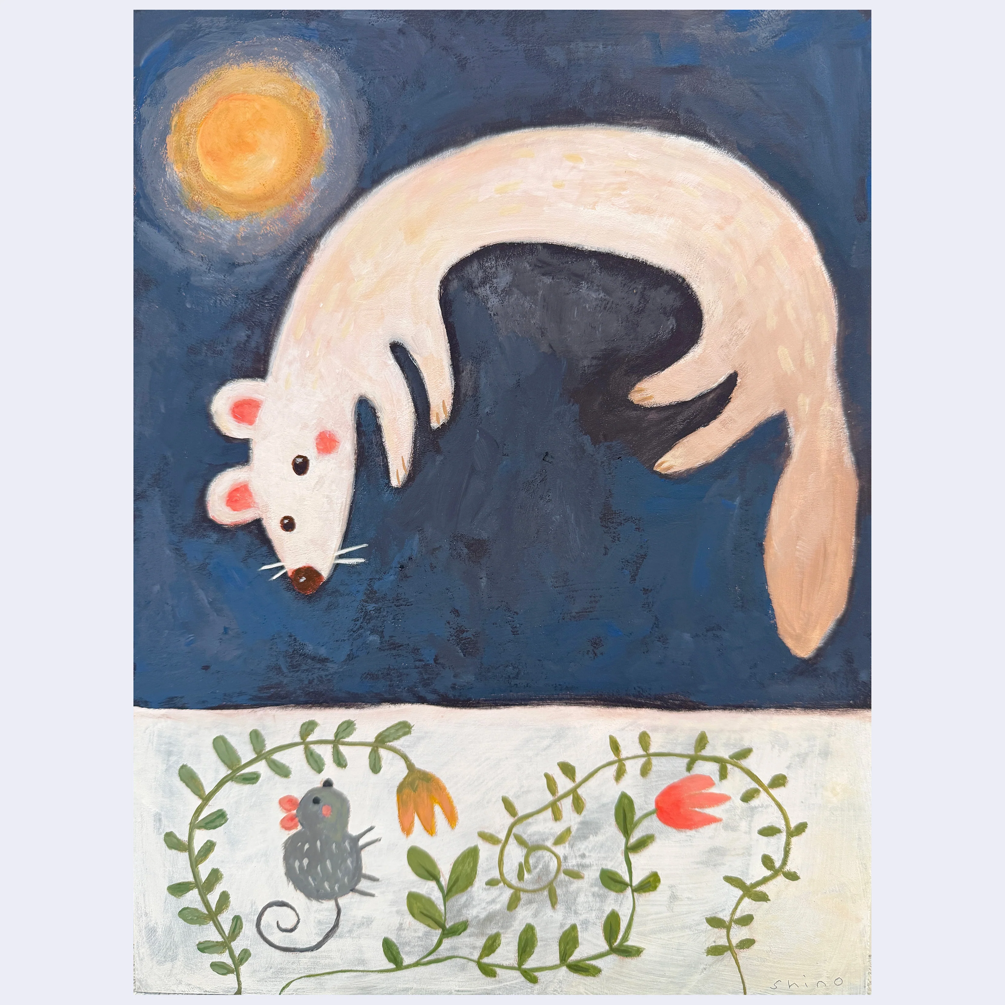ANIMALS - #110 - Shino Charlson - "Ezo Itachi 1"