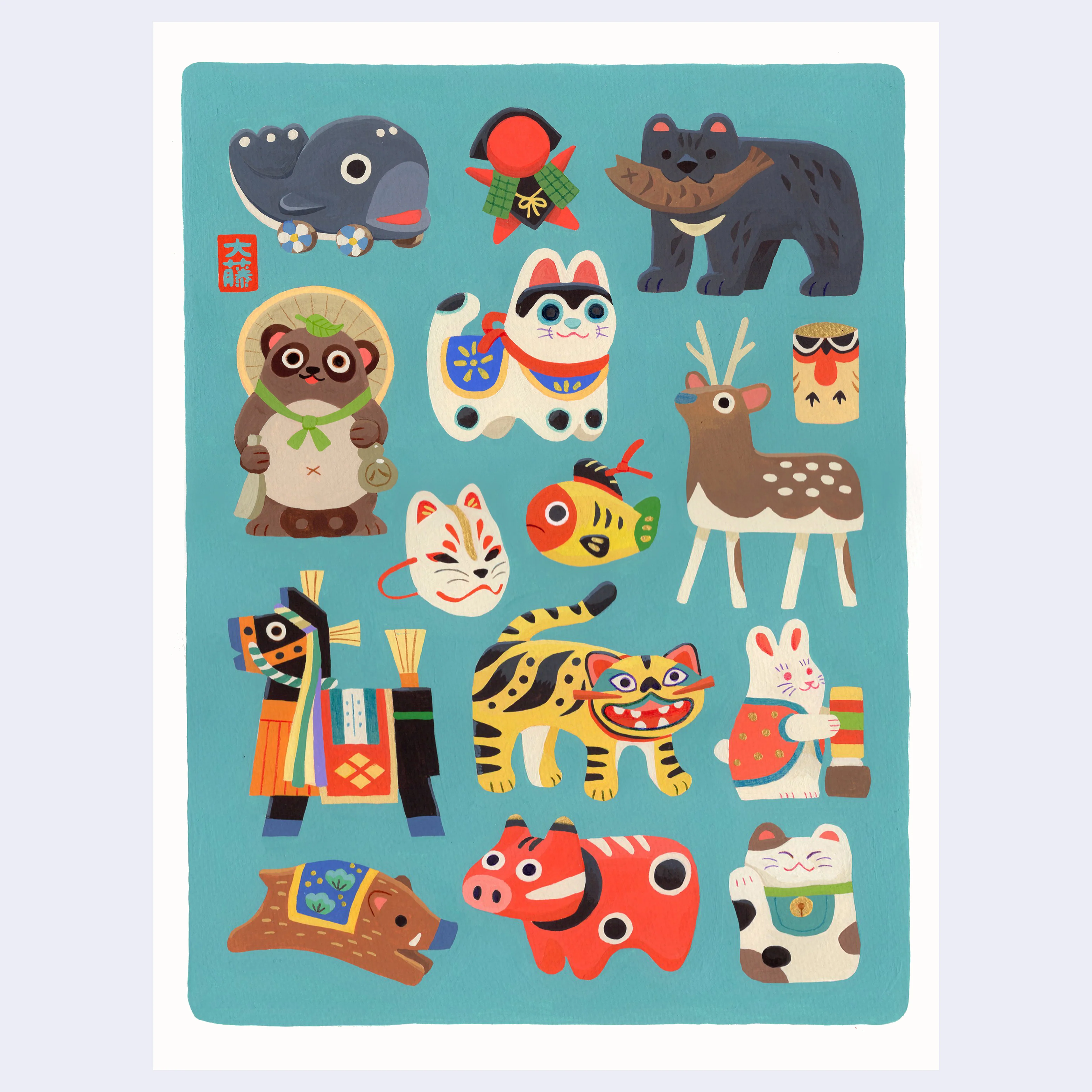 ANIMALS - #135 - Yuriko Oto - “Folk Animals of Japan"