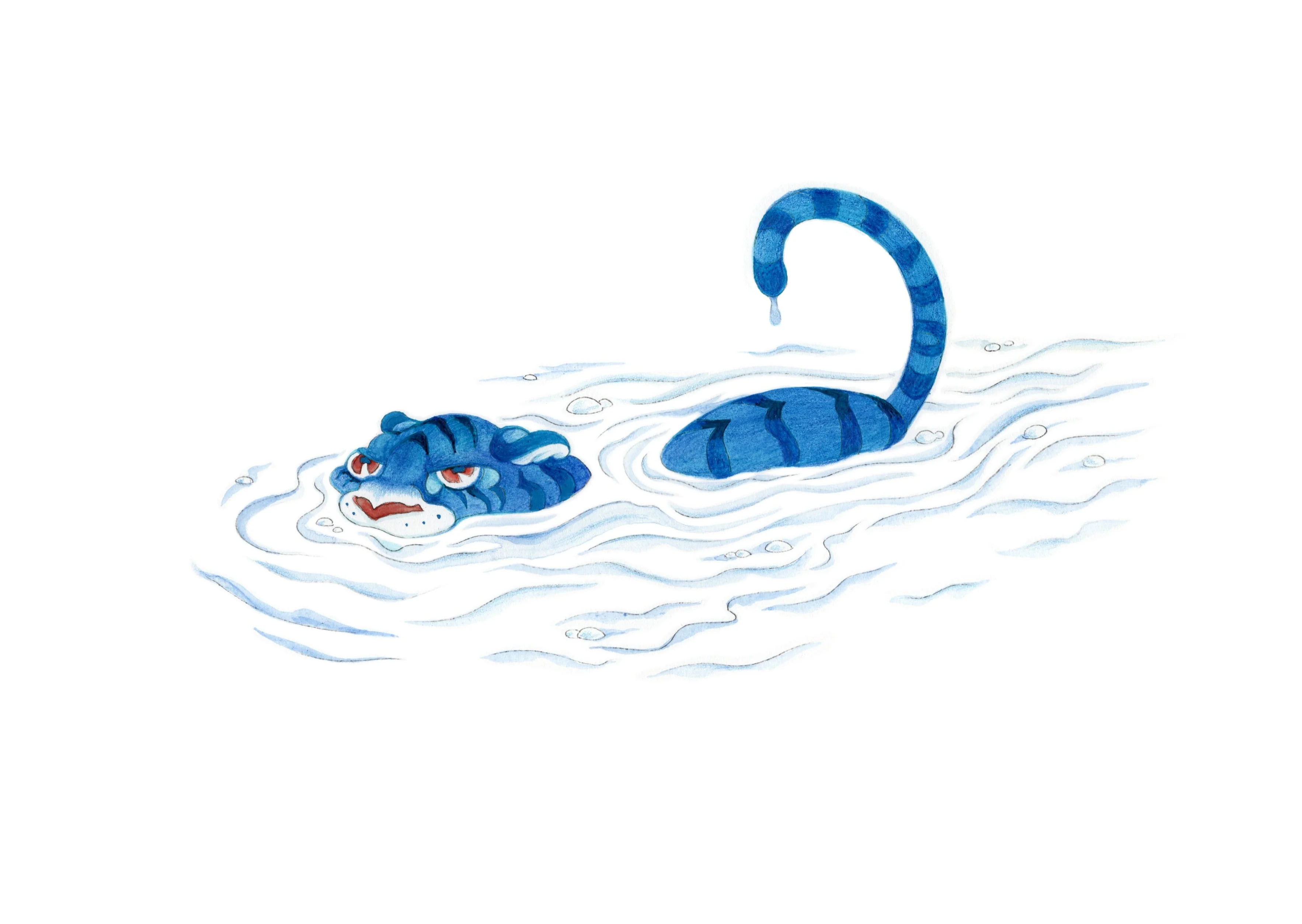 Cassia Lupo - "Dunked Tiger" print - Image 2