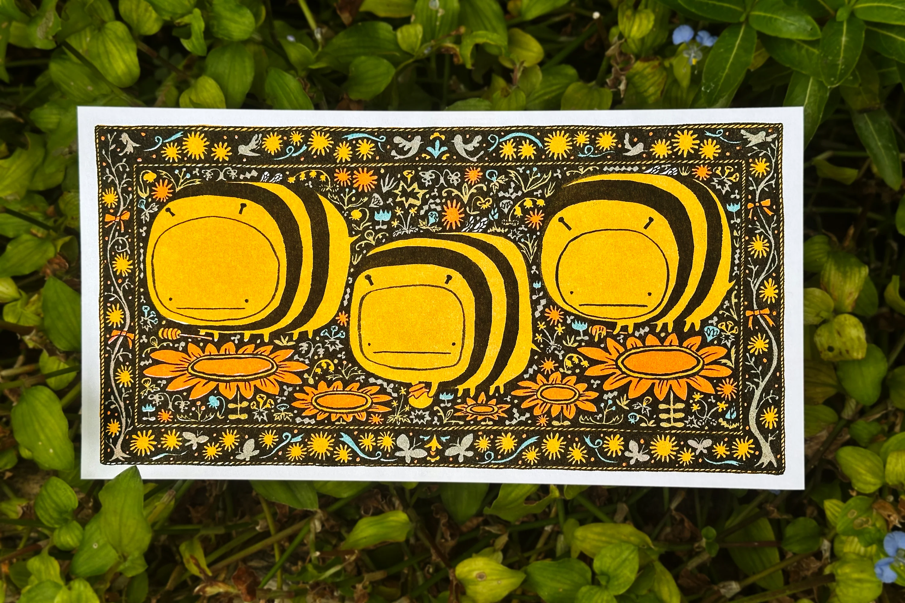 Chibi Show 2026 - Jiayin Lu - "Chibees" Risograph - Image 2