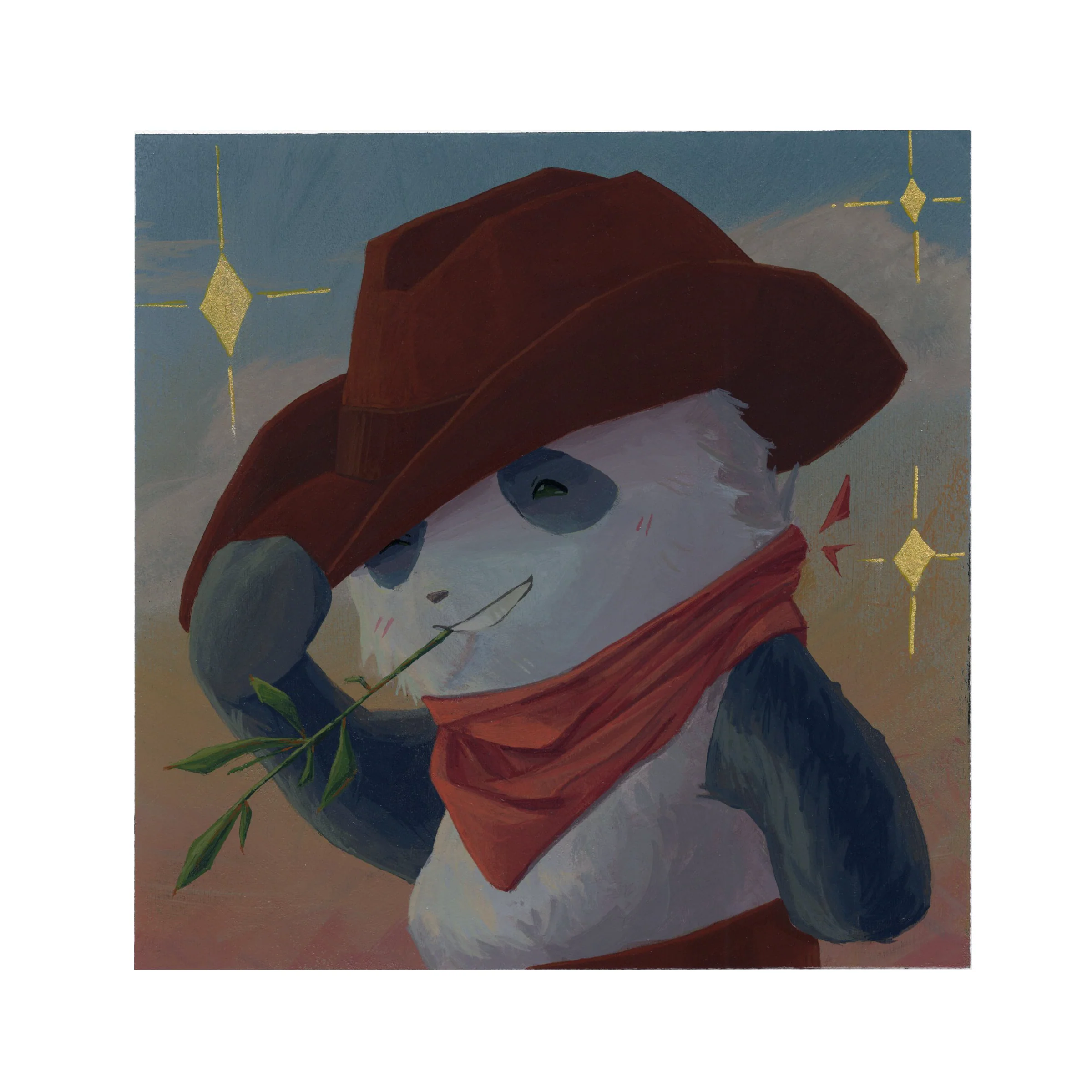 Chibi Show 2026 - Kathryn Chan - "Ni Howdy" Art Print