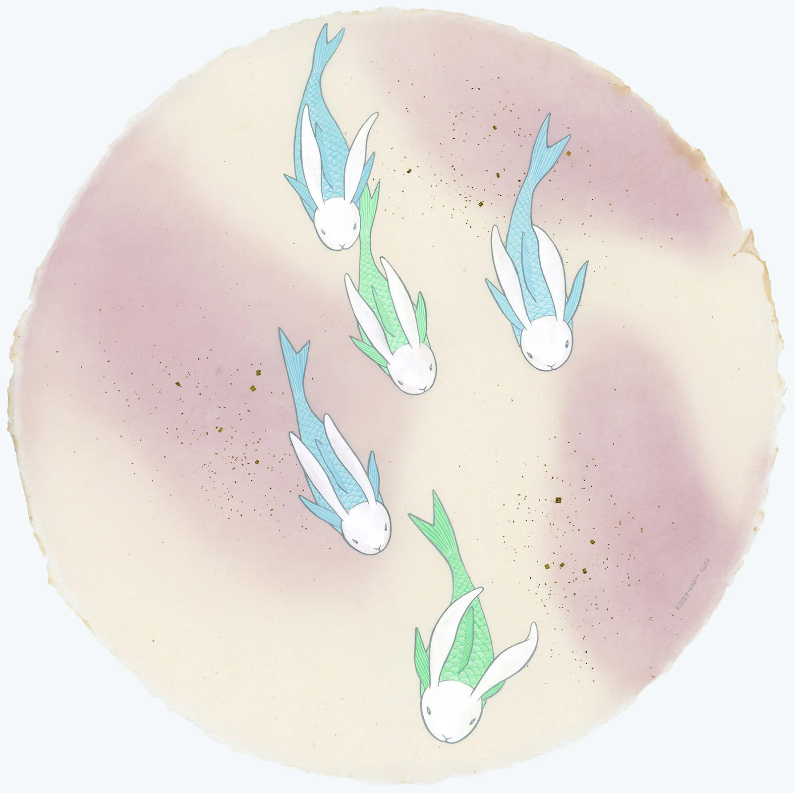 kozyndan - Memory Lane - #11 - "Schooling Bunnyfish (Pink)"