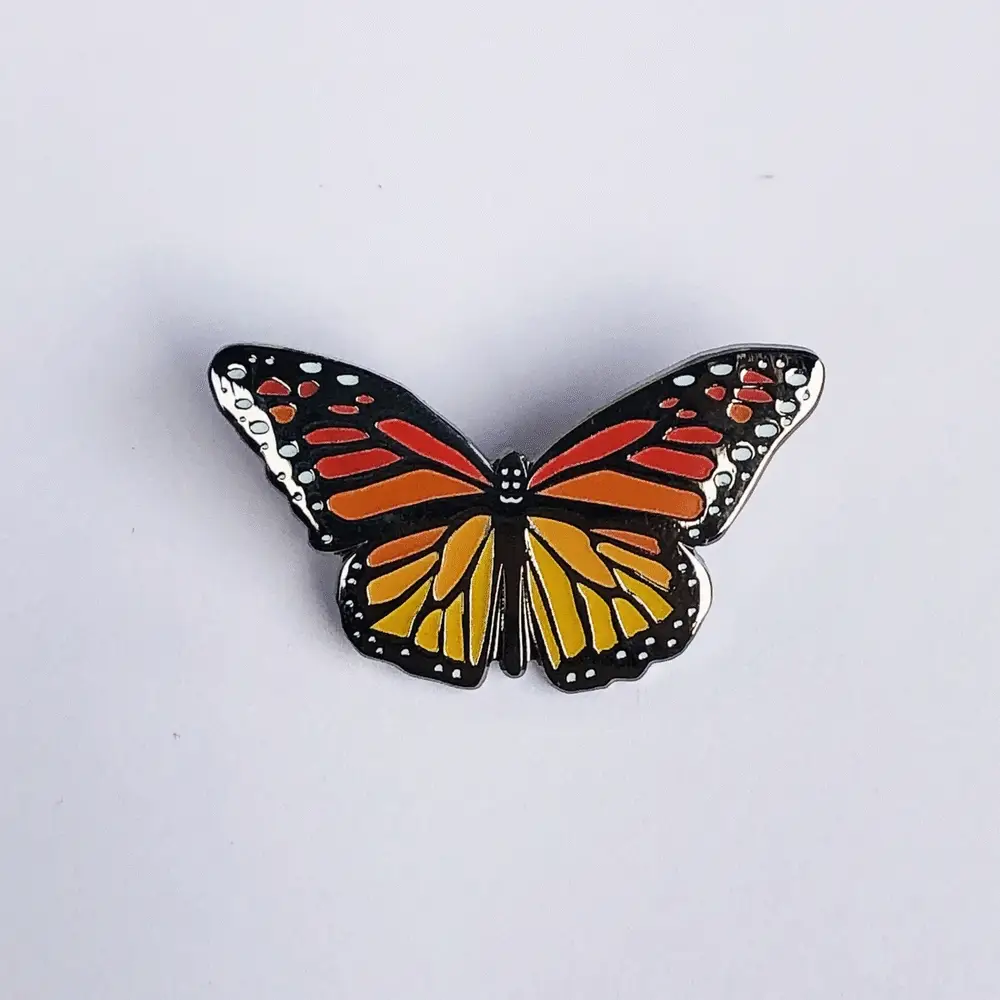 Giant Robot - Monarch Butterfly Enamel Pin / Lapel Pin - Image 3