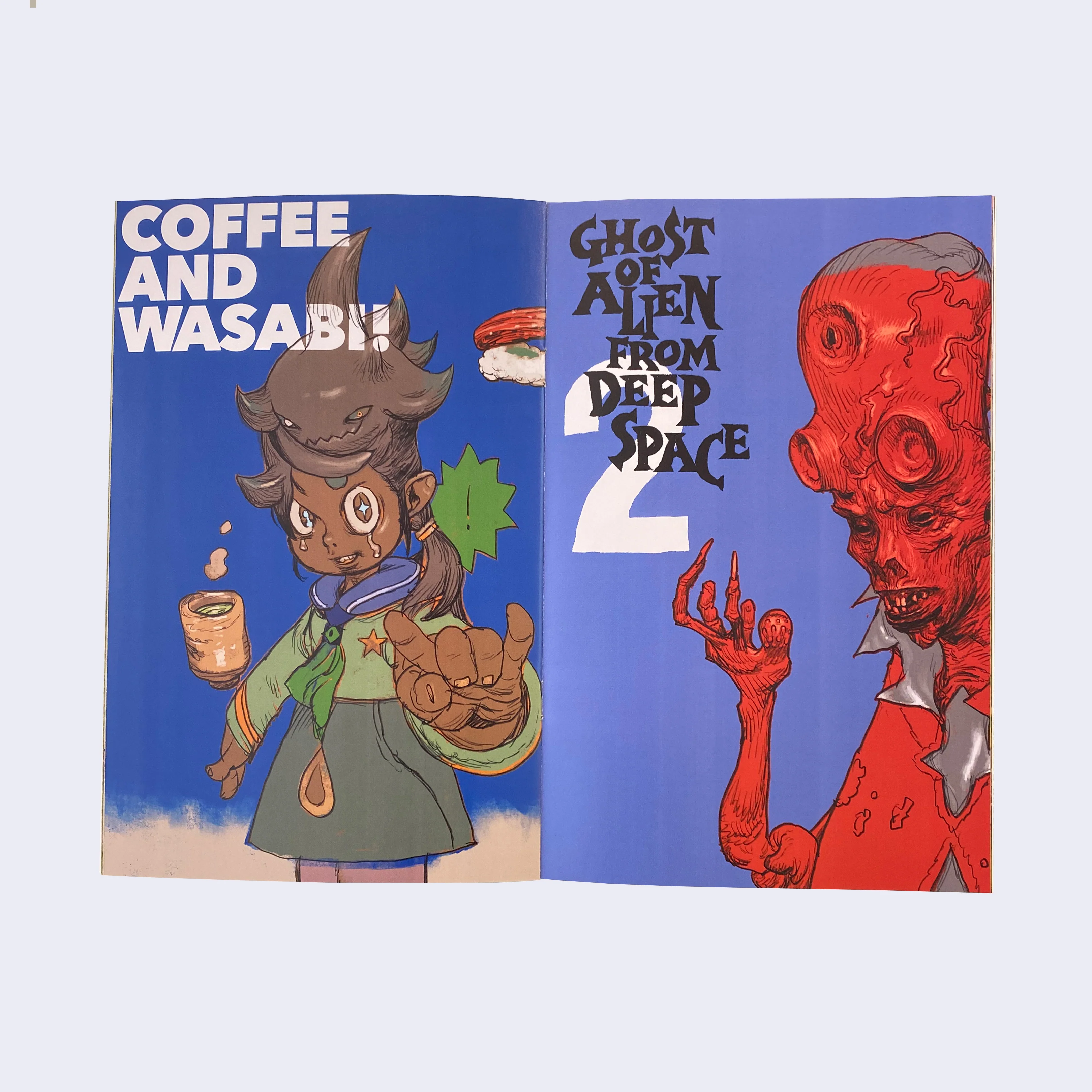 Katsuya Terada x Giant Robot - I Love Coffee Zine 2 + Sticker - Image 3