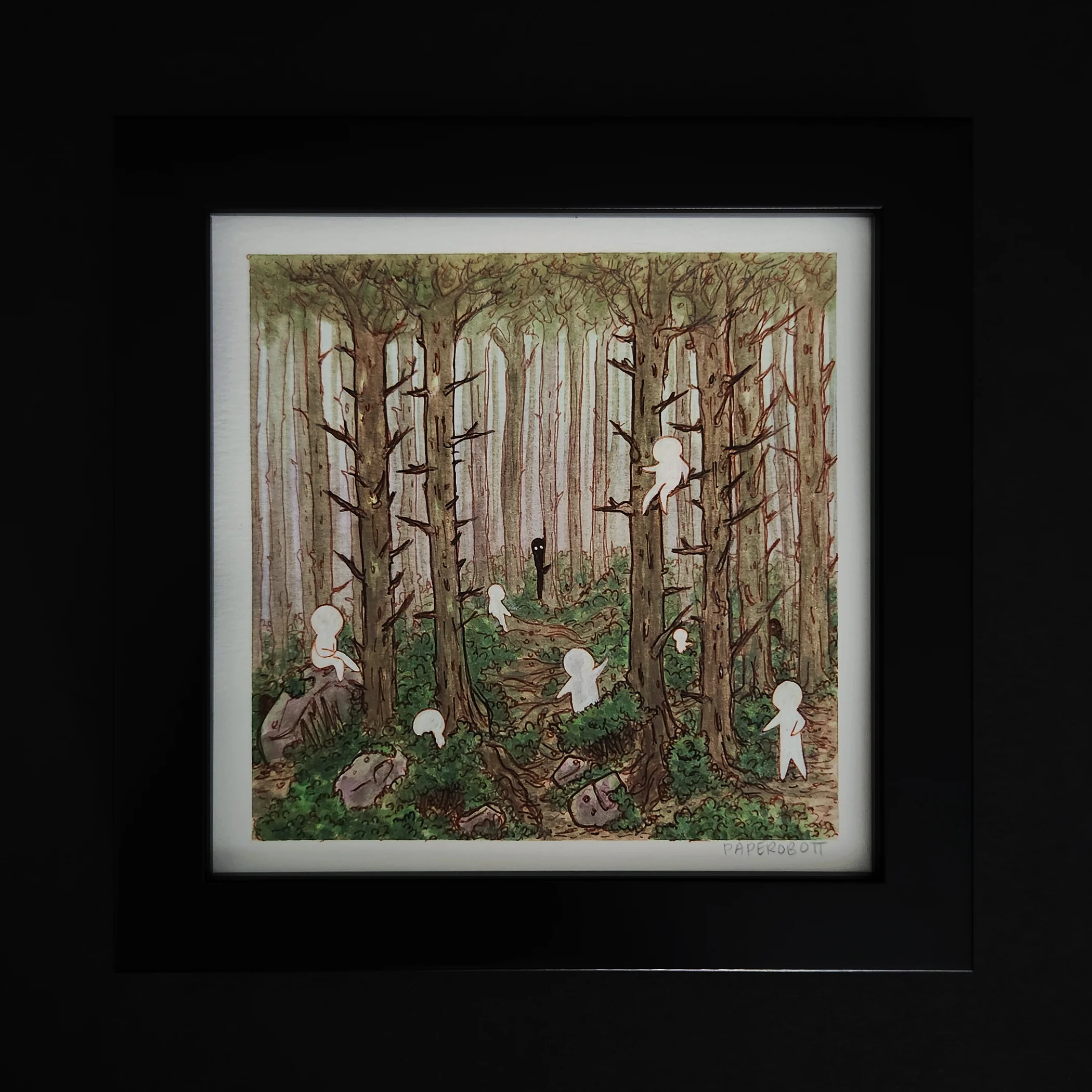 Deep Forest 2024 - Paperobott - "Lost Spirits" (Glow in the Dark) - Image 3