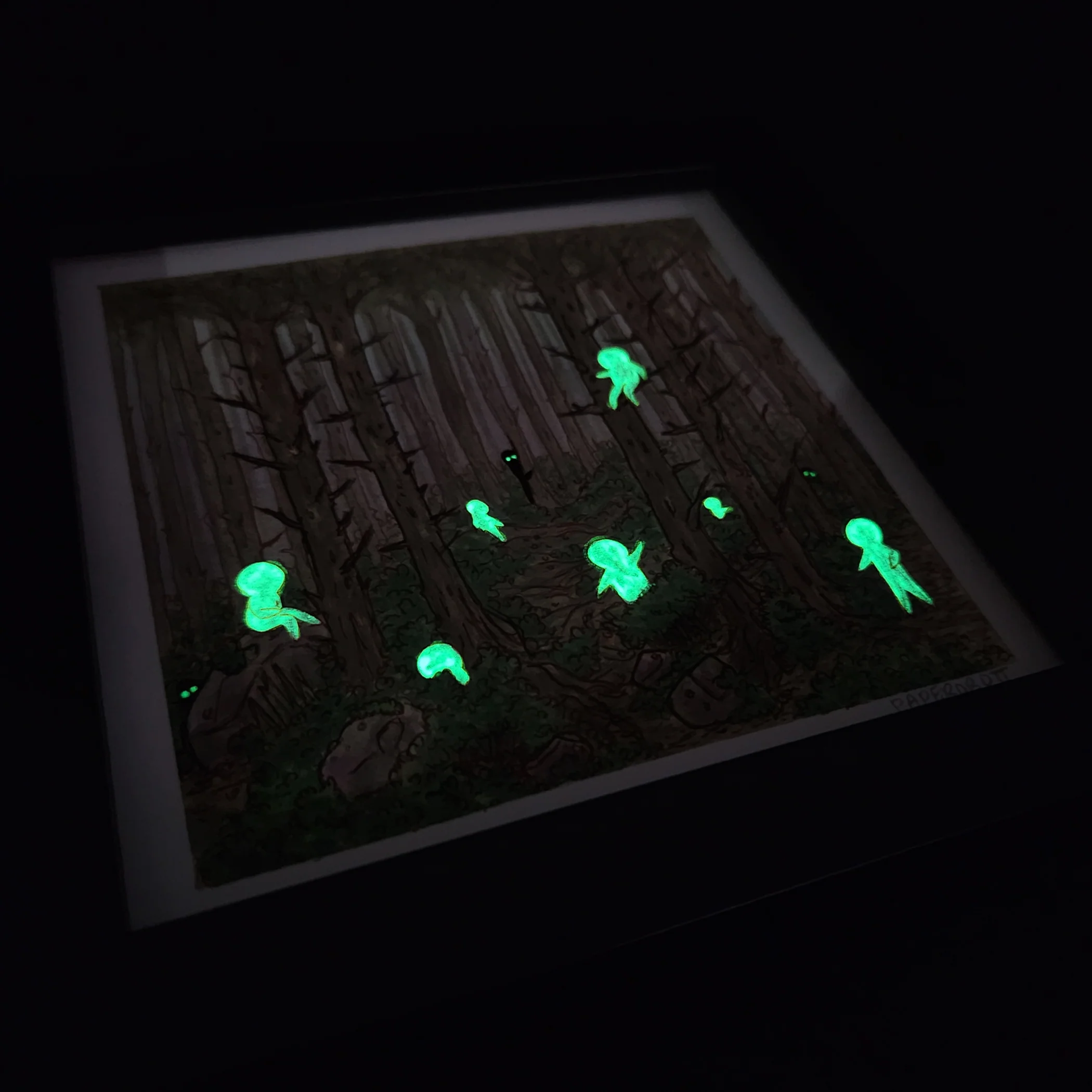 Deep Forest 2024 - Paperobott - "Lost Spirits" (Glow in the Dark) - Image 4