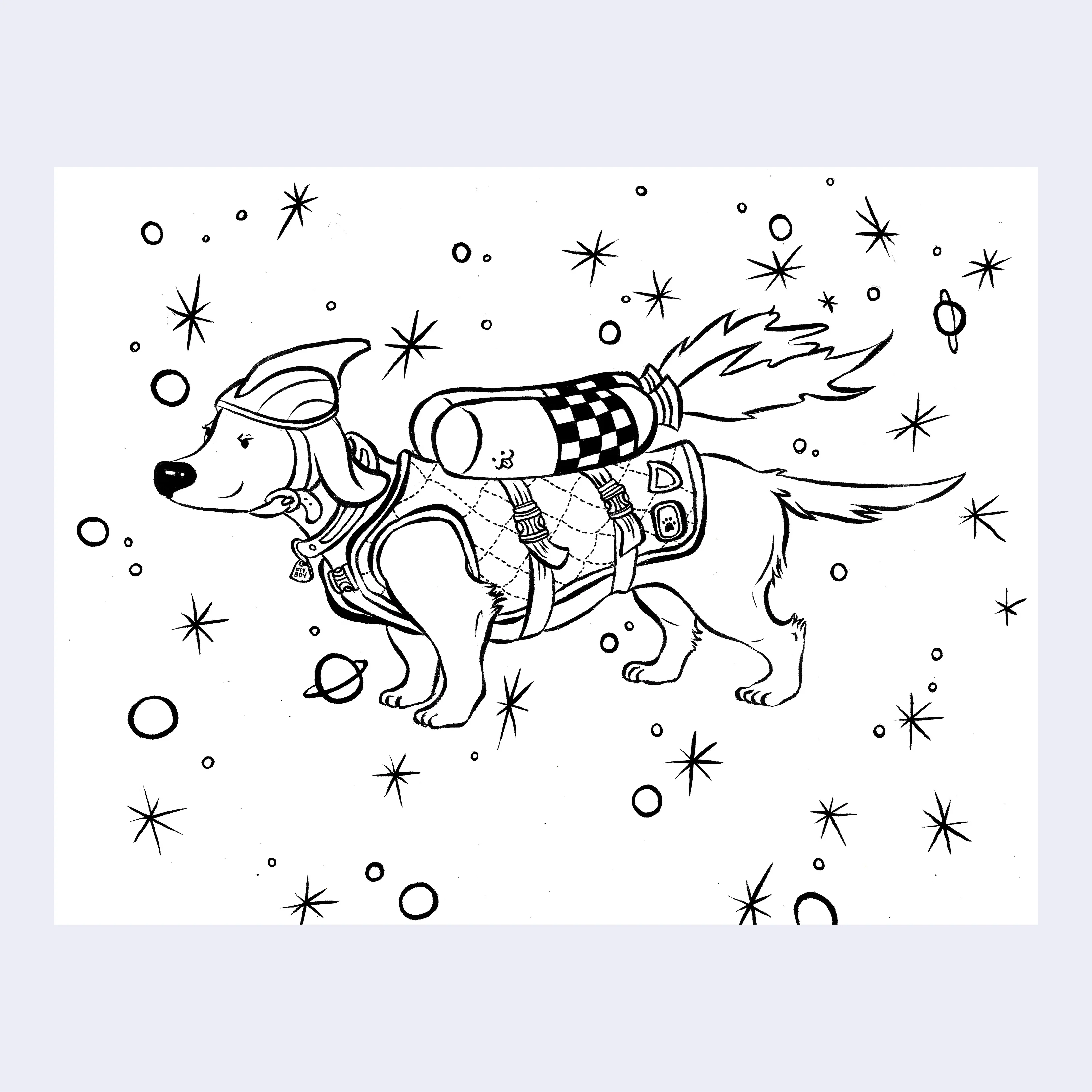 Deep Space 2023 - Printed Pony (Nat Center) - "Rocket Dog"