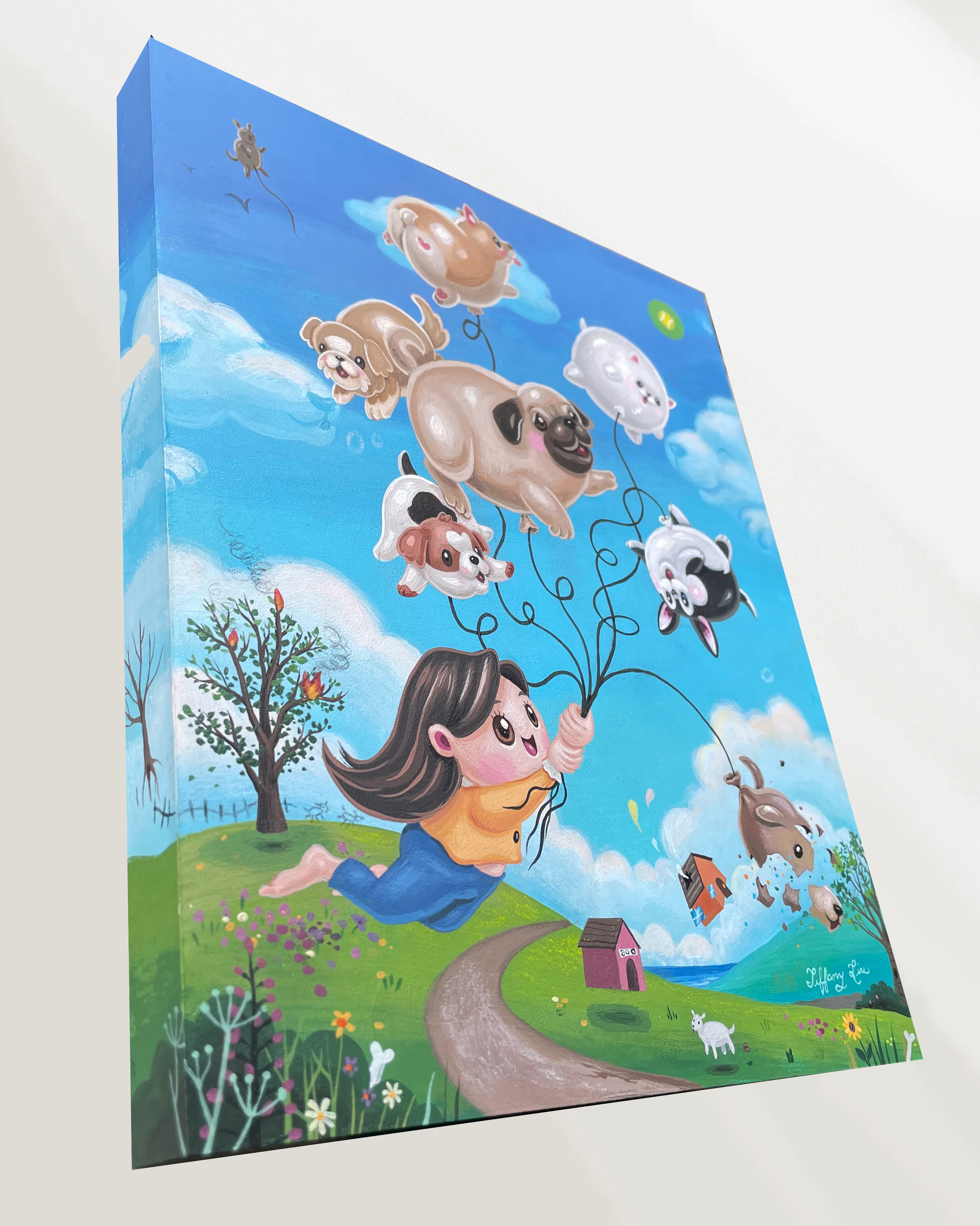 Doggo Show 2022 - Tiffany Liu - "Puffy Puppy Flight" - Image 2