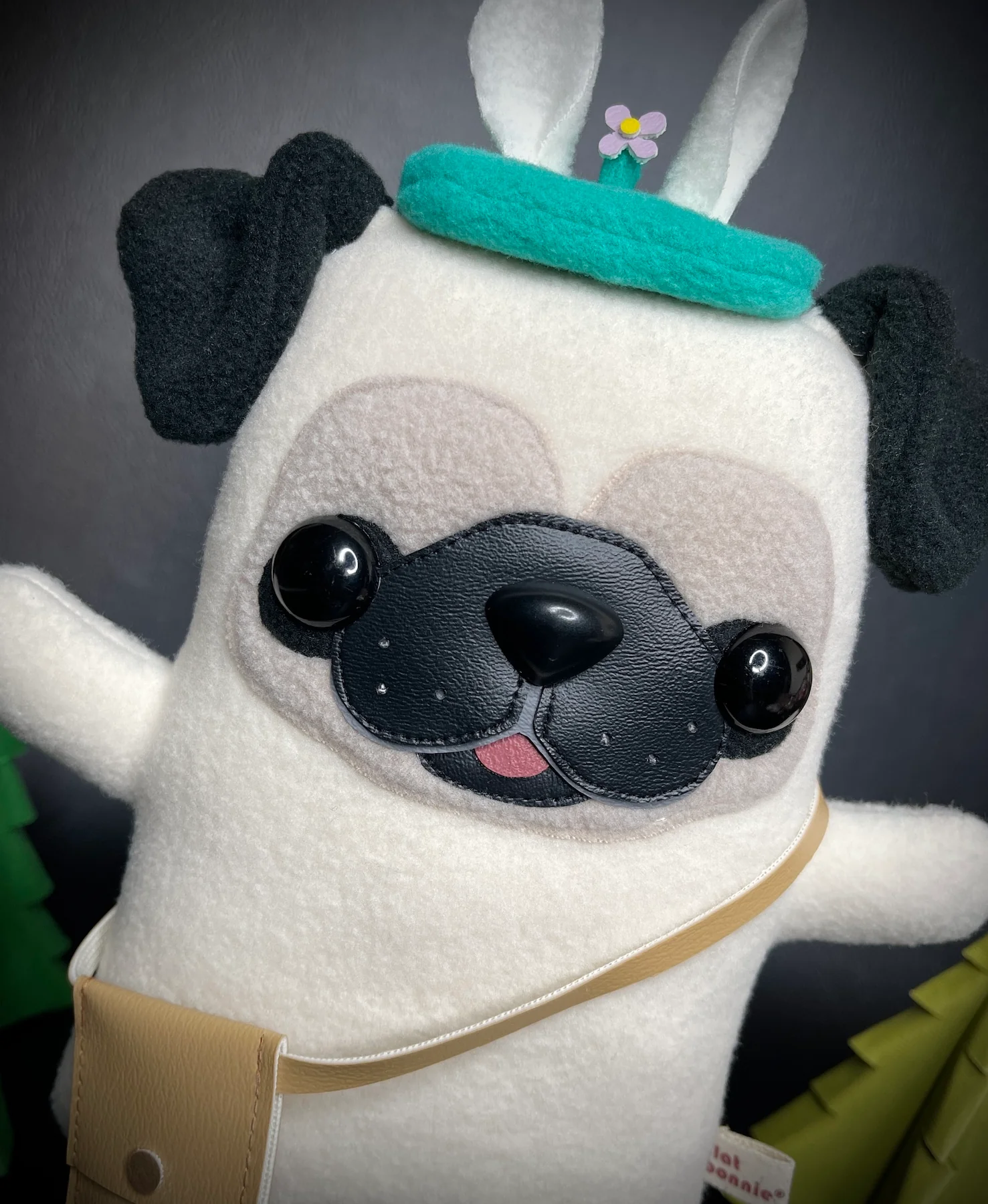 Doggo Show 2023 - Flat Bonnie - "Easter Pug” - Image 2
