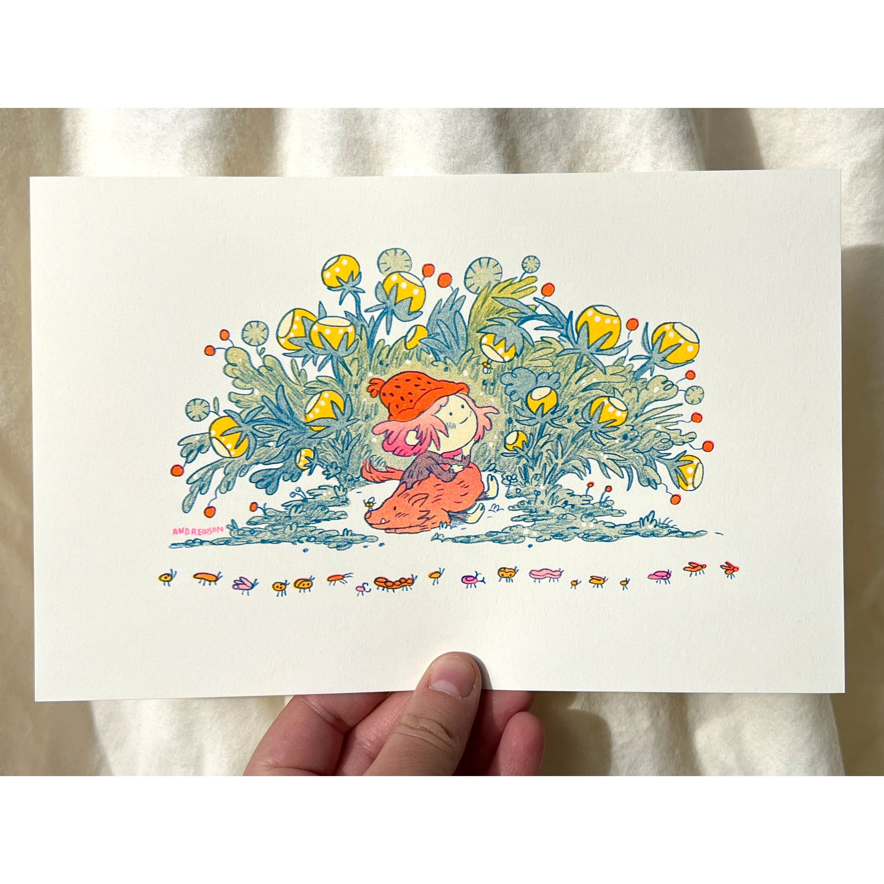 Natalie Andrewson - "Spirit of Small Beasts" Risograph