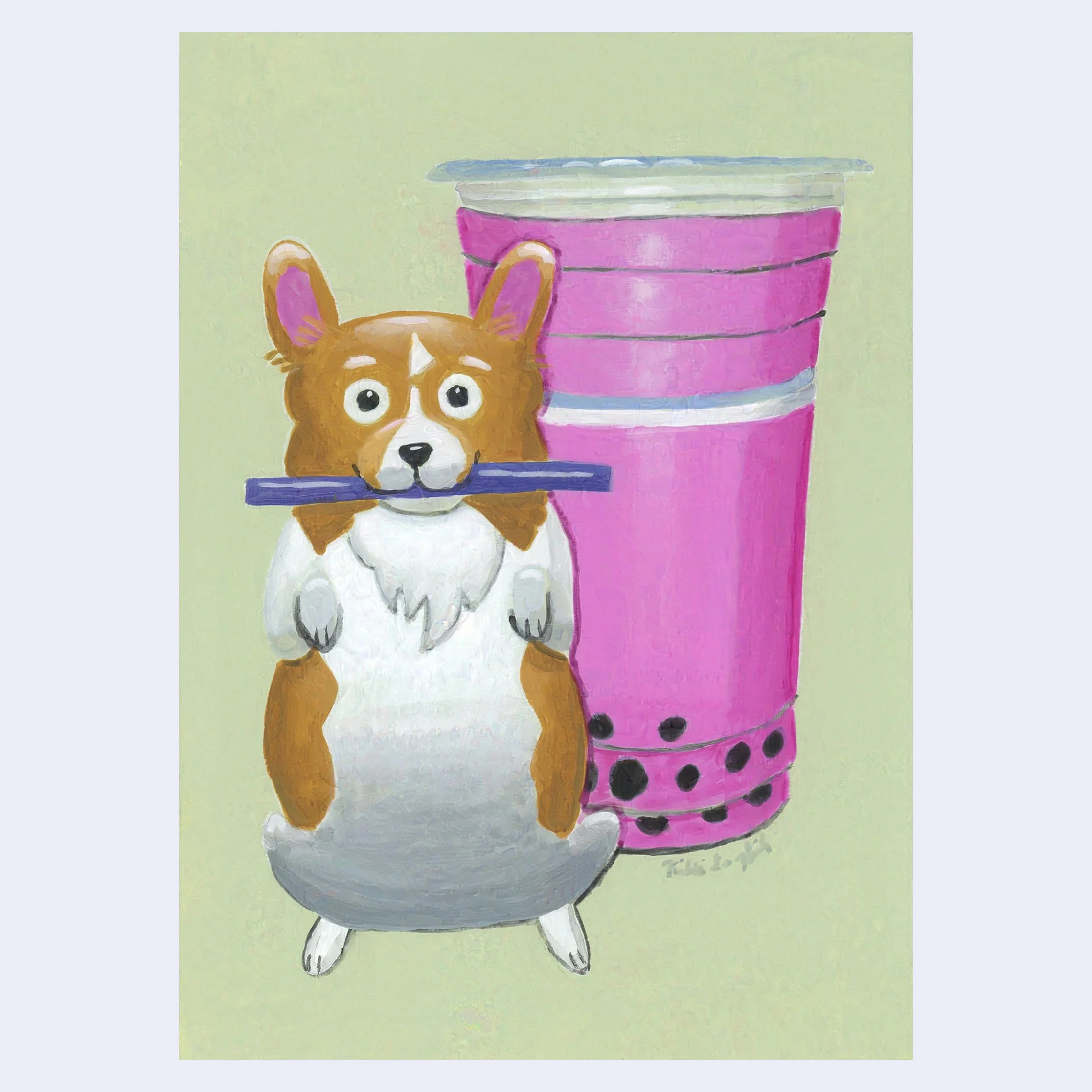 Doggo Show 2024 - Nikki Longfish - "Want a Straw?"
