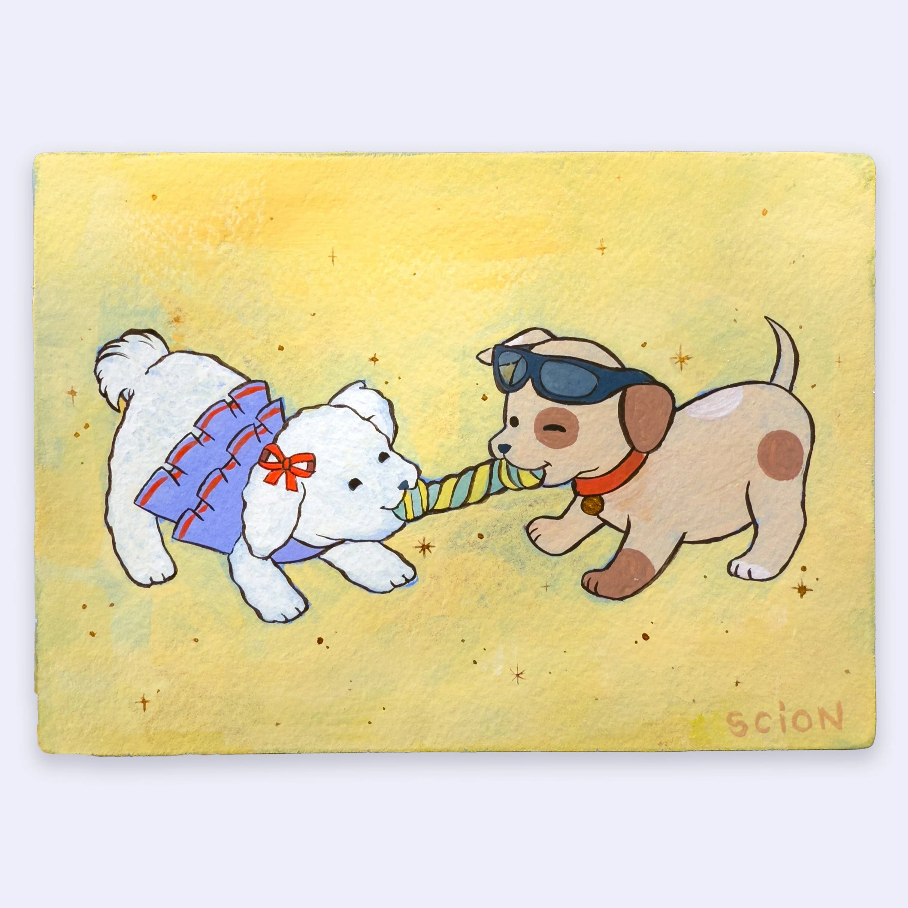 Doggo Show 2025 - Scion Illustration - "Who Will Win"