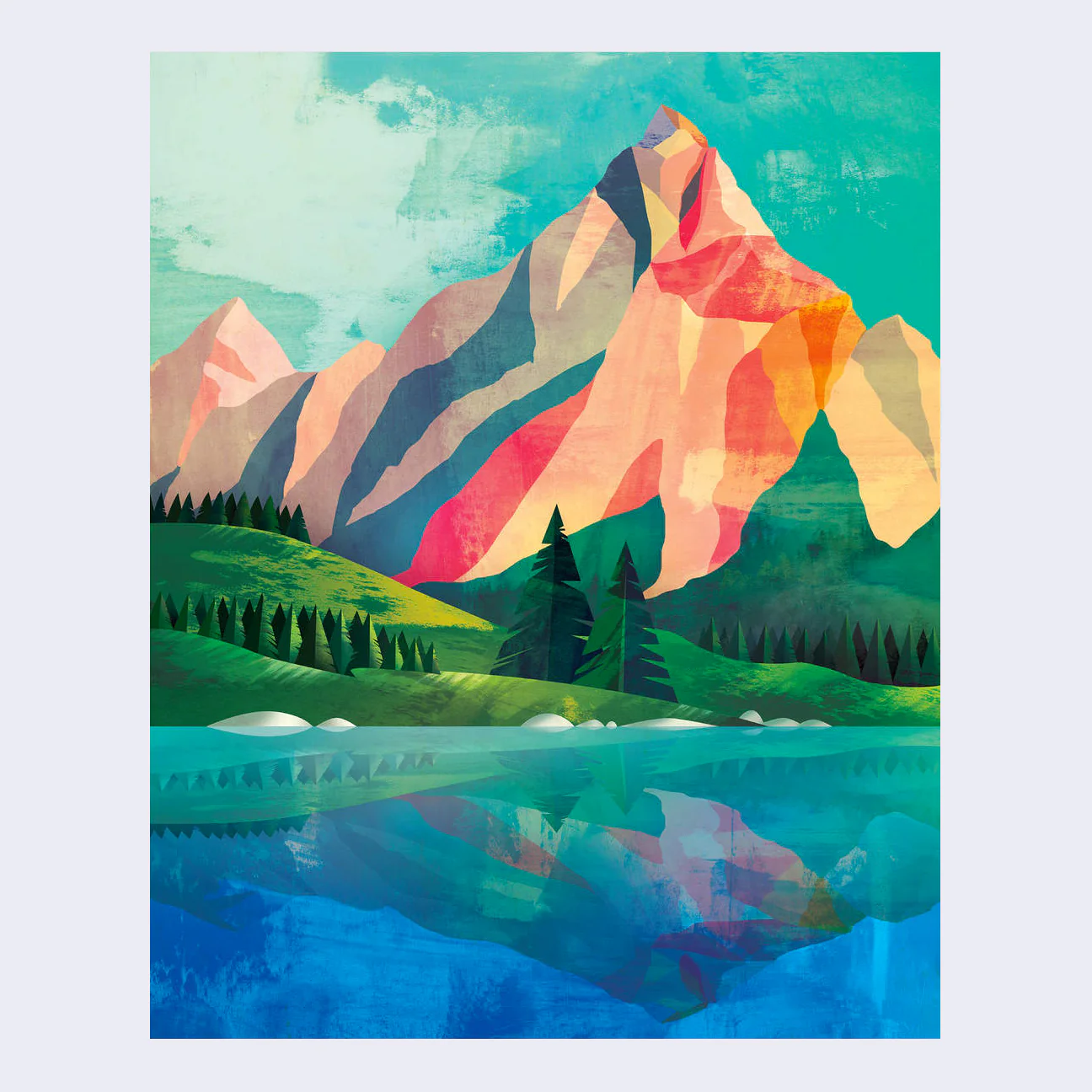 Durido - The Mountain Print