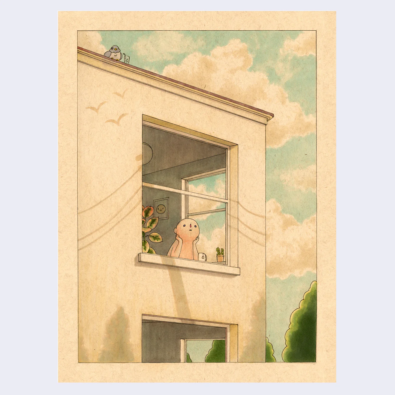 Felicia Chiao - "Corner Window" Art Print (Signed)