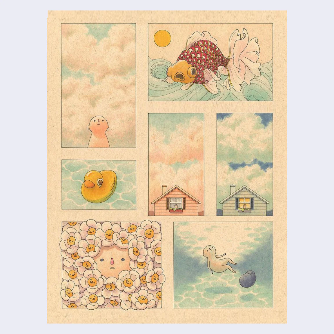 Felicia Chiao - Daydreams Print #02 Art Print