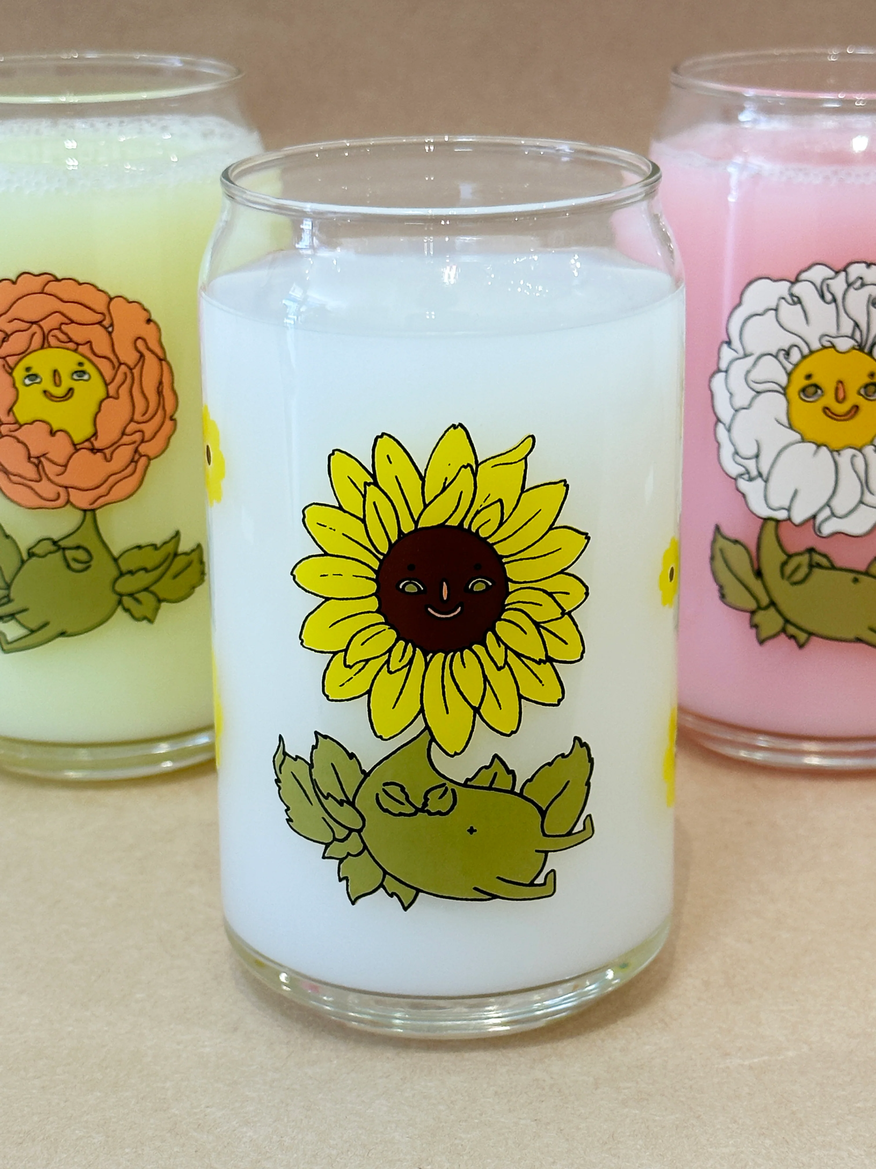 Felicia Chiao - "Sunflower" Drinking Glass Cup - Image 4