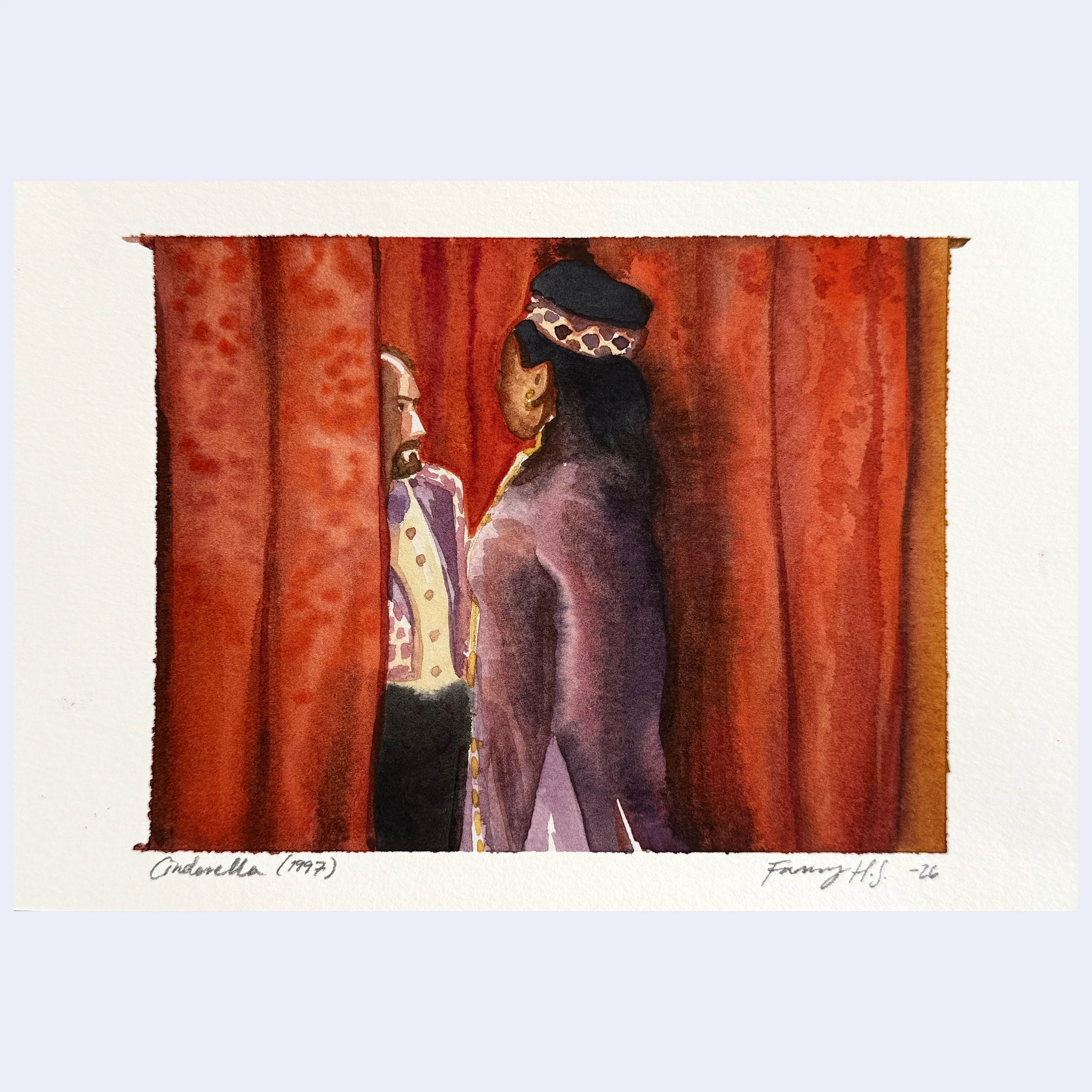 Film School II - #123 - Fanny HS - "Jason Alexander behind Red Curtain"