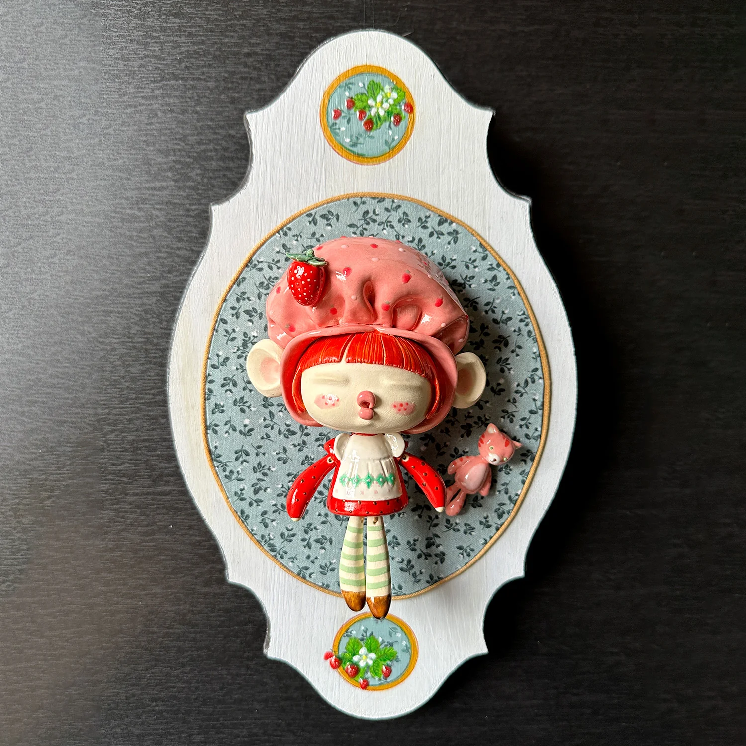 Fruits & Veggies 2024 - Ginger Chen - “Bery Bery Sweet” Strawberry Shortcake & Custard