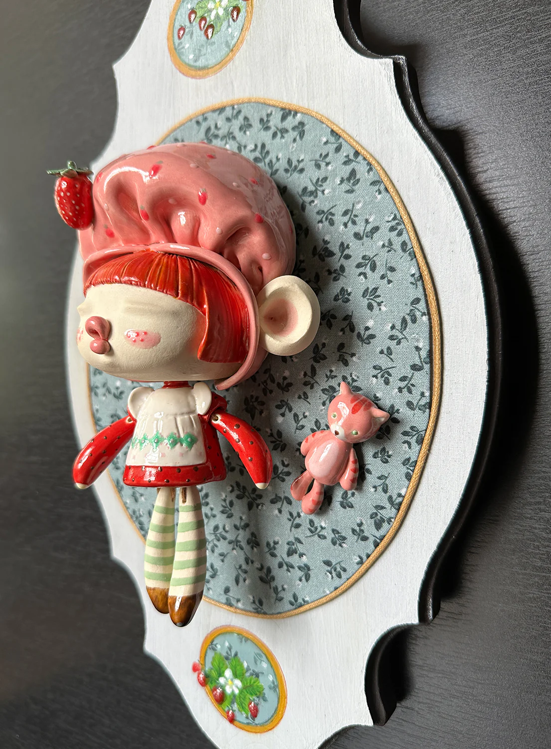 Fruits & Veggies 2024 - Ginger Chen - “Bery Bery Sweet” Strawberry Shortcake & Custard - Image 2