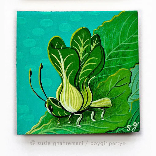 Susie Ghahremani - Bookish - #55 - "Bok Choy Bug"