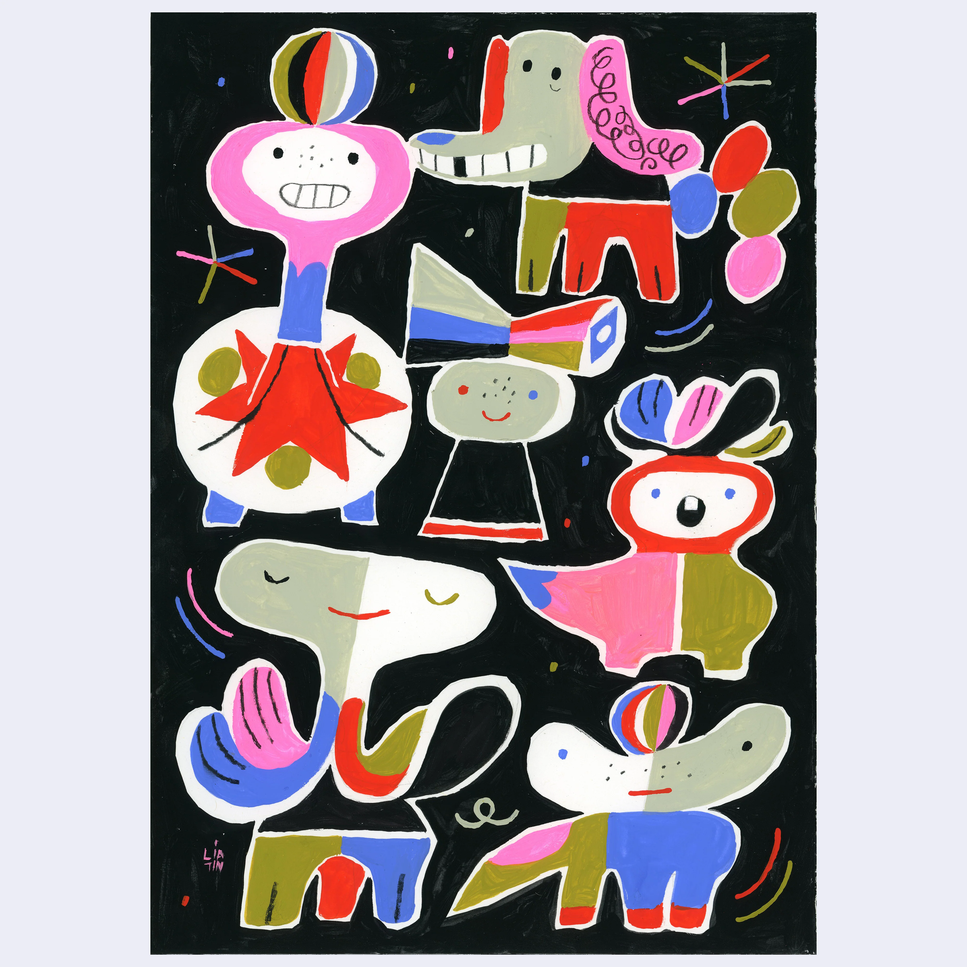 Giant Robot 30 Years - Lia Tin - "Critter Party"