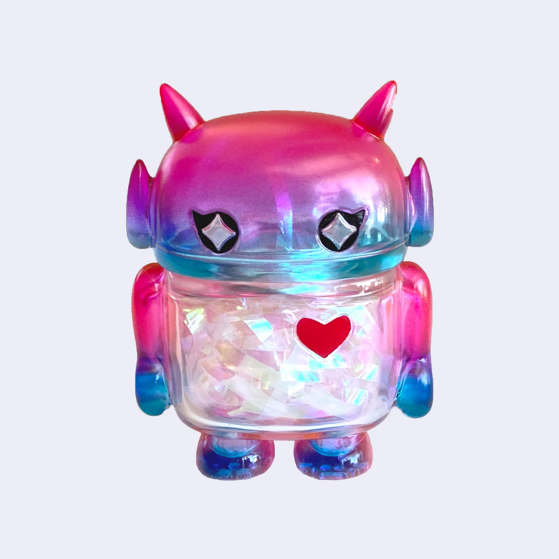 Giant Robot - Chibi Boss Robot Figure (Pink & Purple Ombre)