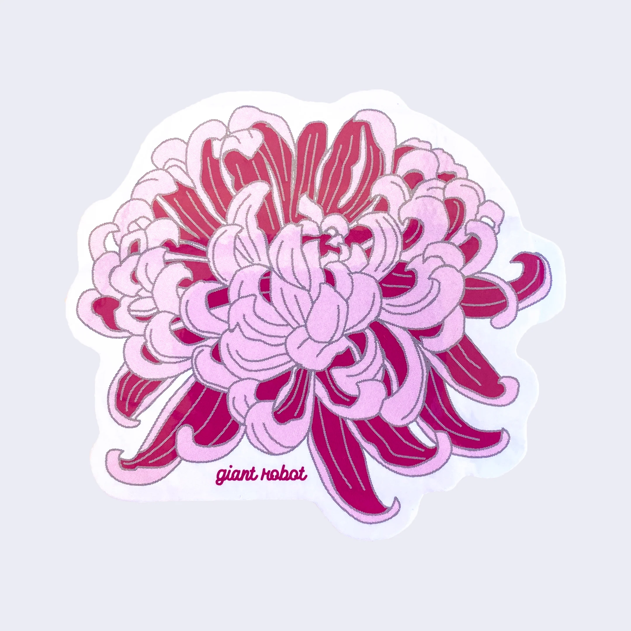 Giant Robot - Chrysanthemum Flower Sticker
