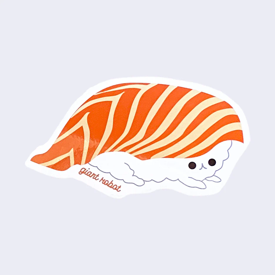 Giant Robot - Cute Salmon Nigiri Sticker