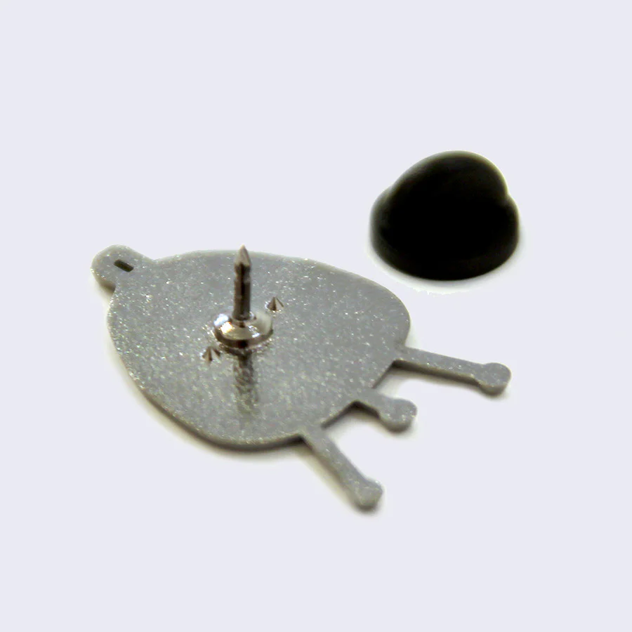 Giant Robot - Mid Century Japanese Table Lamp Enamel Pin (Glow-in-the-Dark) - Image 3