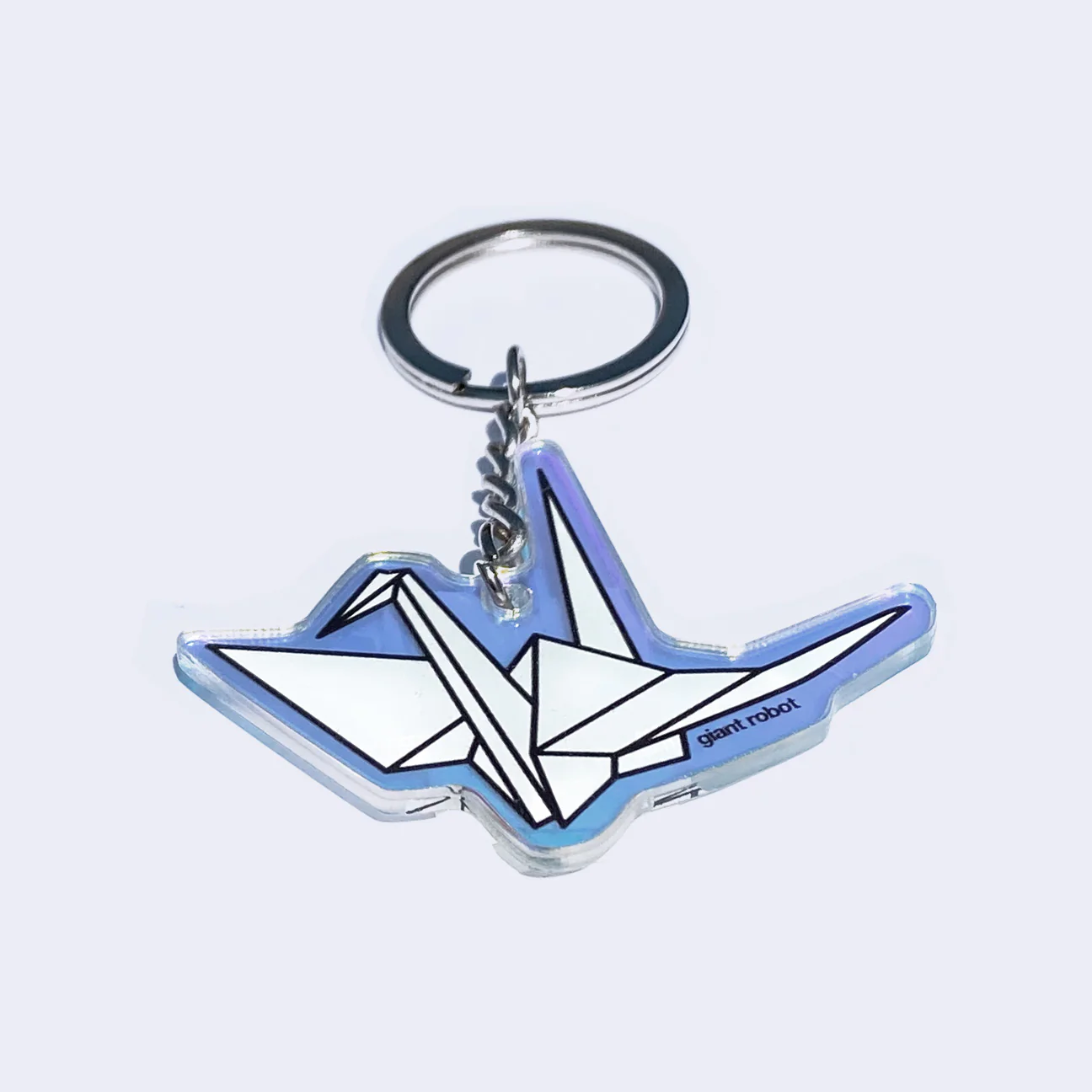 Giant Robot - Origami Crane Charm Keychain - Image 2