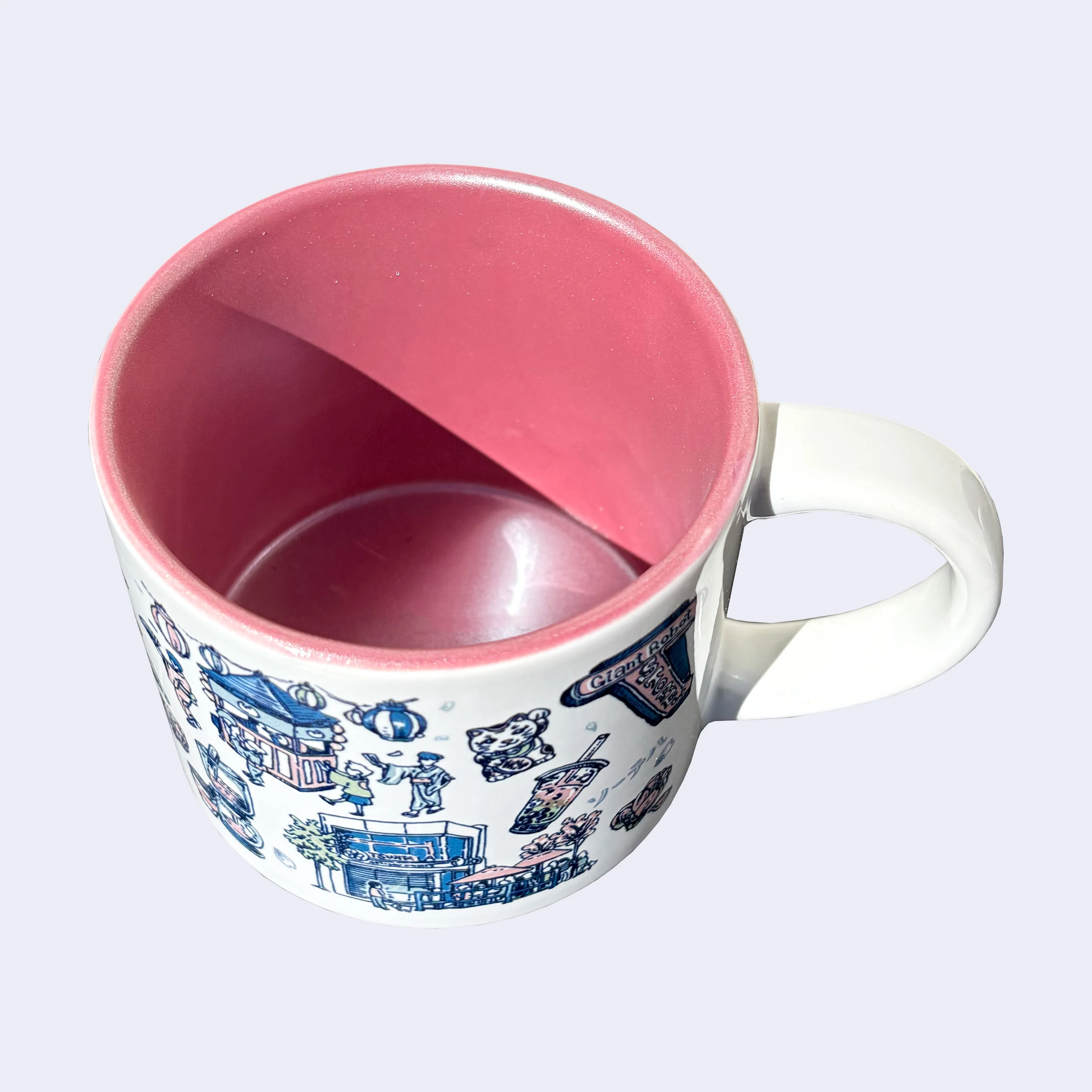 Giant Robot - Sawtelle Mug (Pink) - Image 4