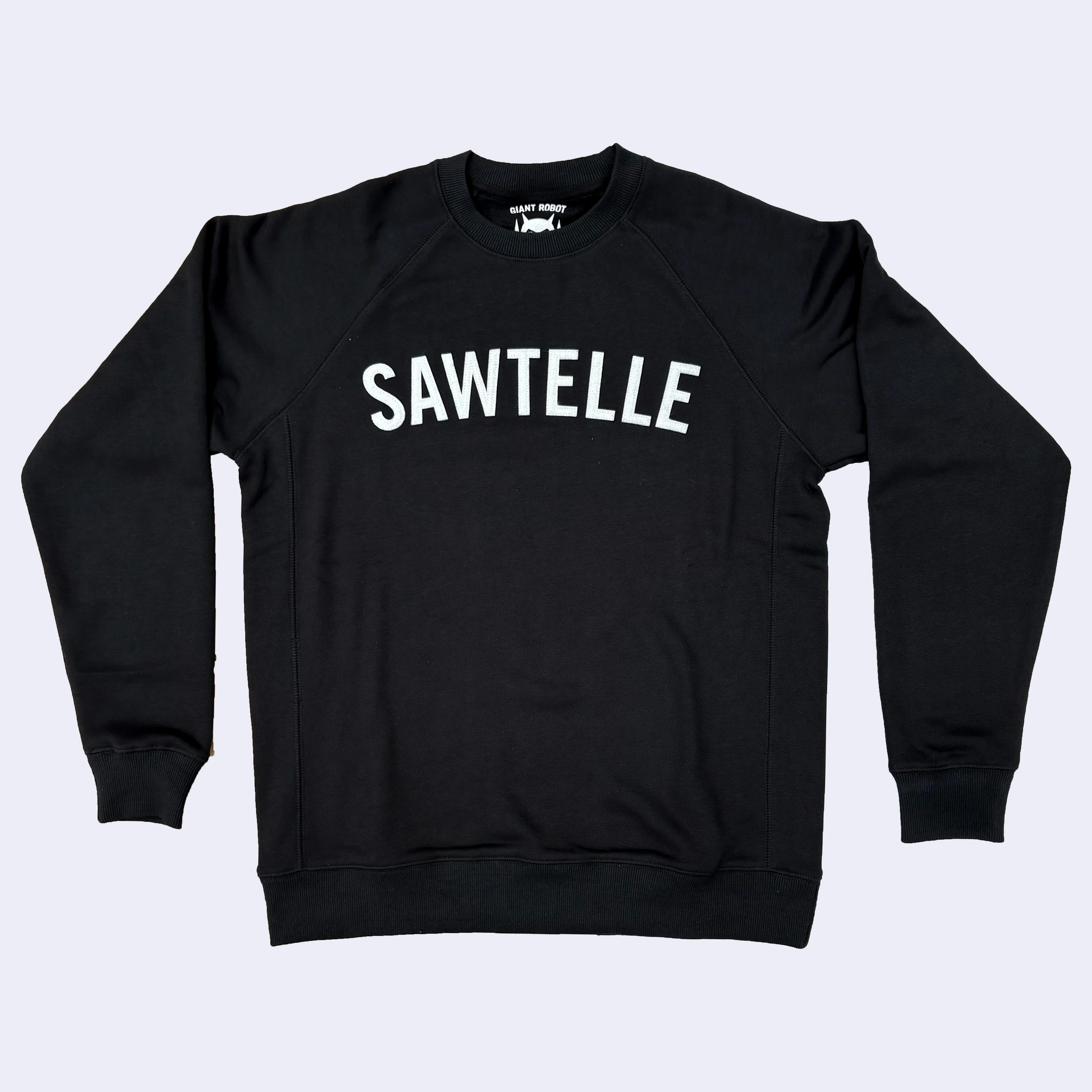 Giant Robot - Sawtelle Raglan Pull-Over Sweatshirt (Black)