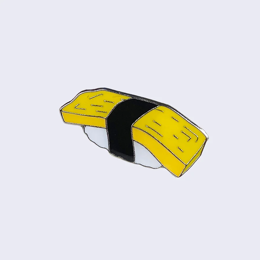 Giant Robot - Tamago Egg Sushi Enamel Pin