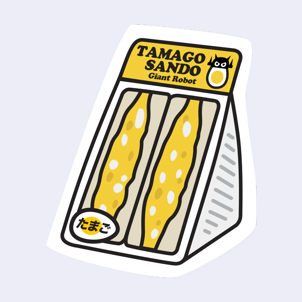 Giant Robot - Tamago Sando (Egg Sandwich) Sticker
