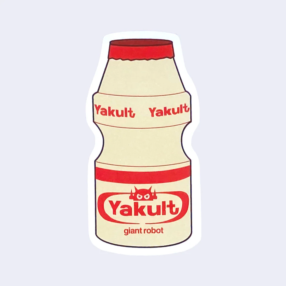 Giant Robot - Yakult Sticker